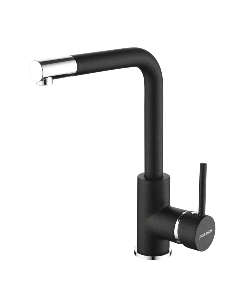 Превью картинка Смеситель для кухни Paulmark HONNER Ho212018-BLM Черный #2