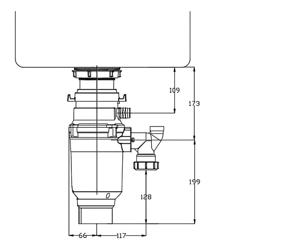 Превью картинка Измельчитель пищевых отходов EMAR ATC-WZB390A Compact RC #5