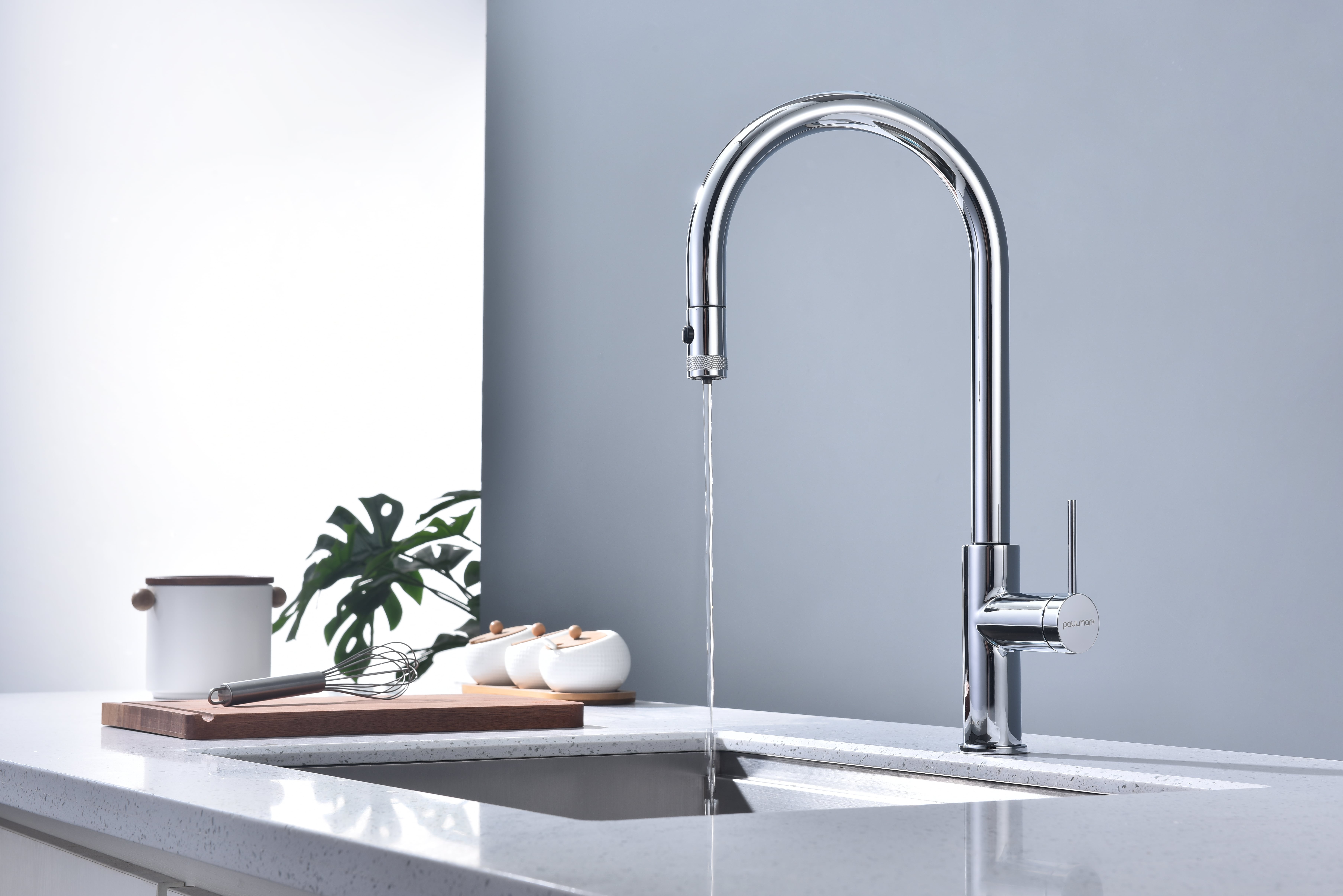 Превью картинка Смеситель для кухни Paulmark GALANT Ga213077-CR Хром CR #4