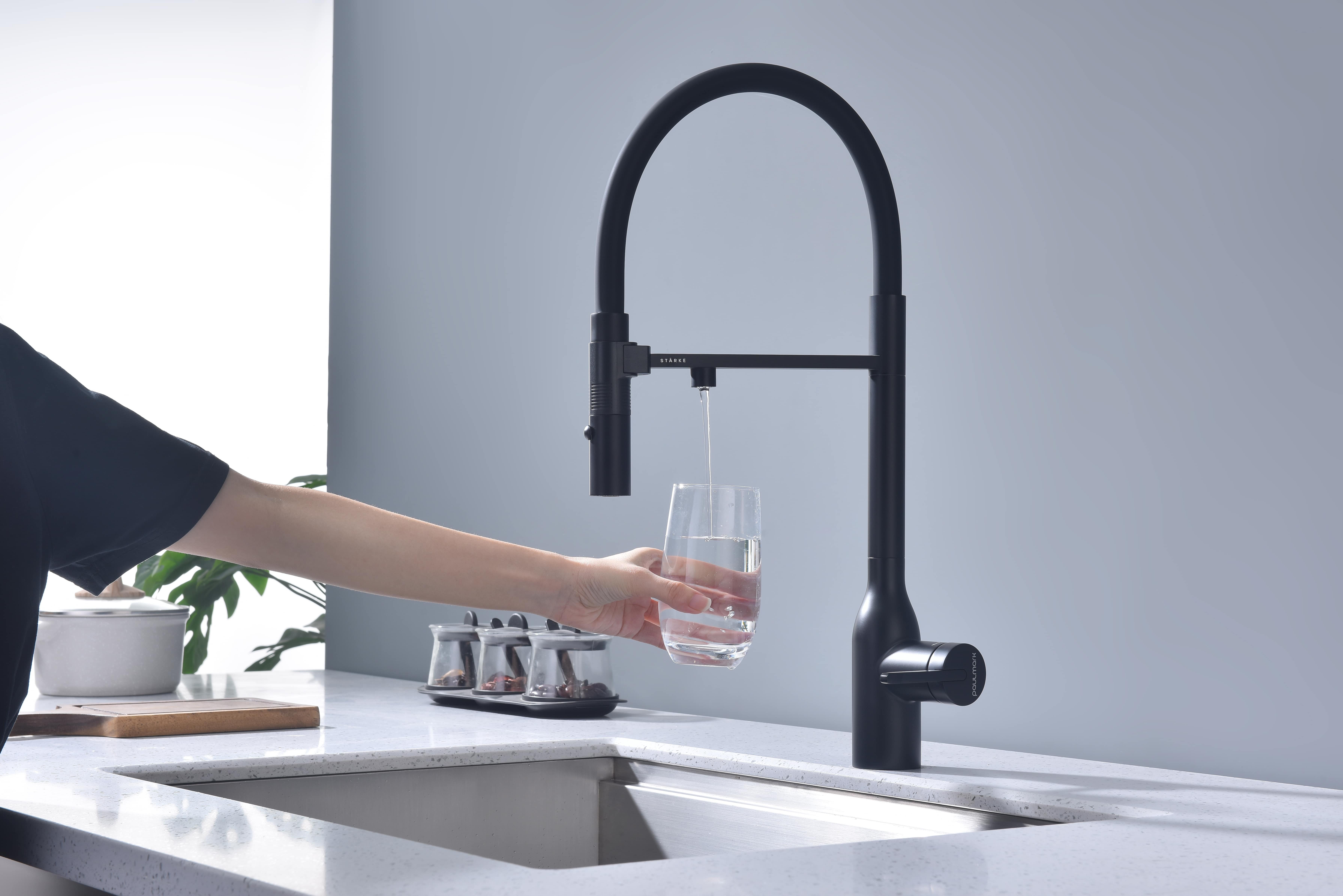 Превью картинка Смеситель для кухни Paulmark MAGNETO ONE Ma213188-AN Антрацит #12