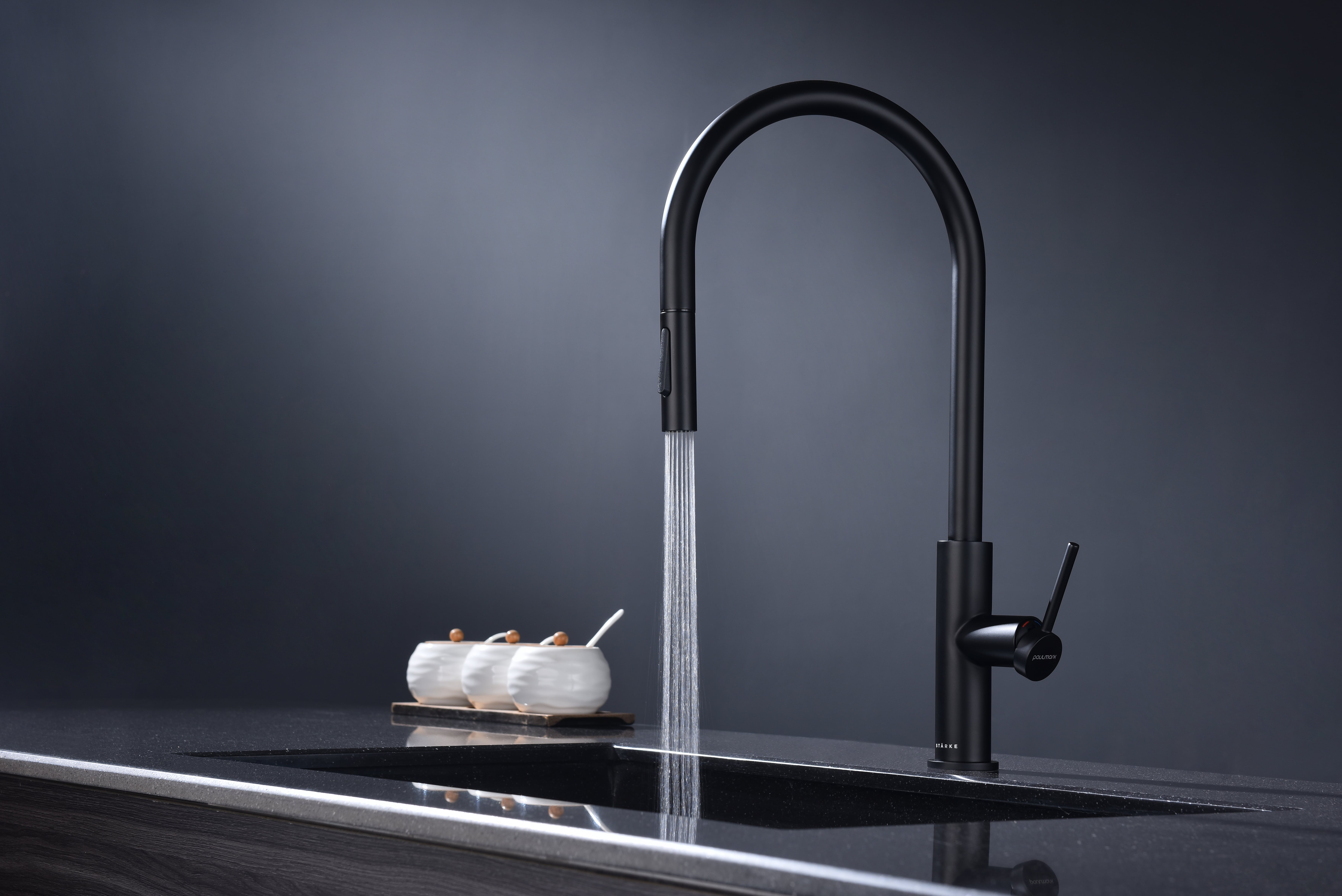 Превью картинка Смеситель для кухни Paulmark SENSO Se215180-AN Антрацит #7