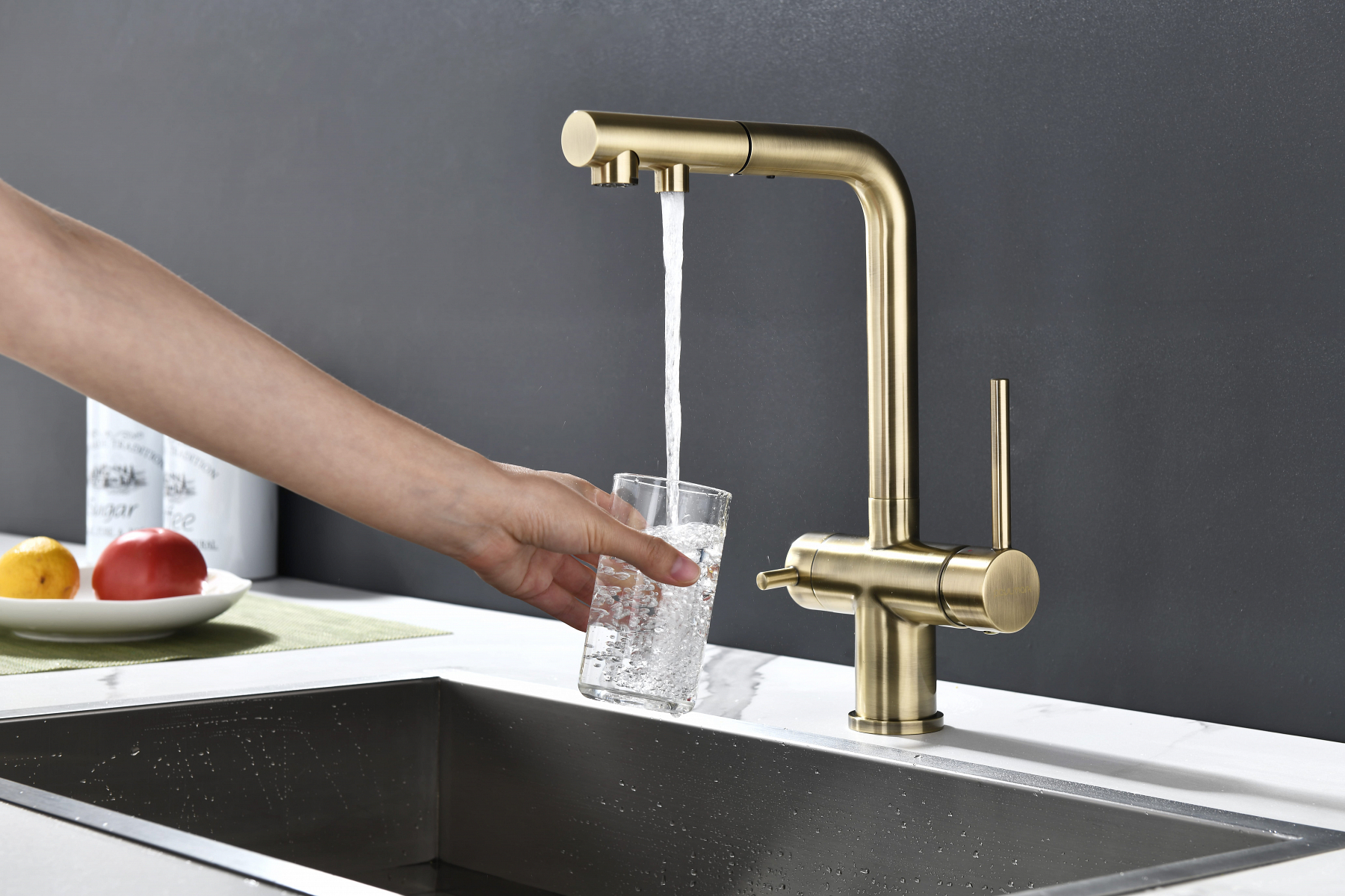 Превью картинка Смеситель для кухни Paulmark SERPENTINE Se213222-BR Бронза BR #12