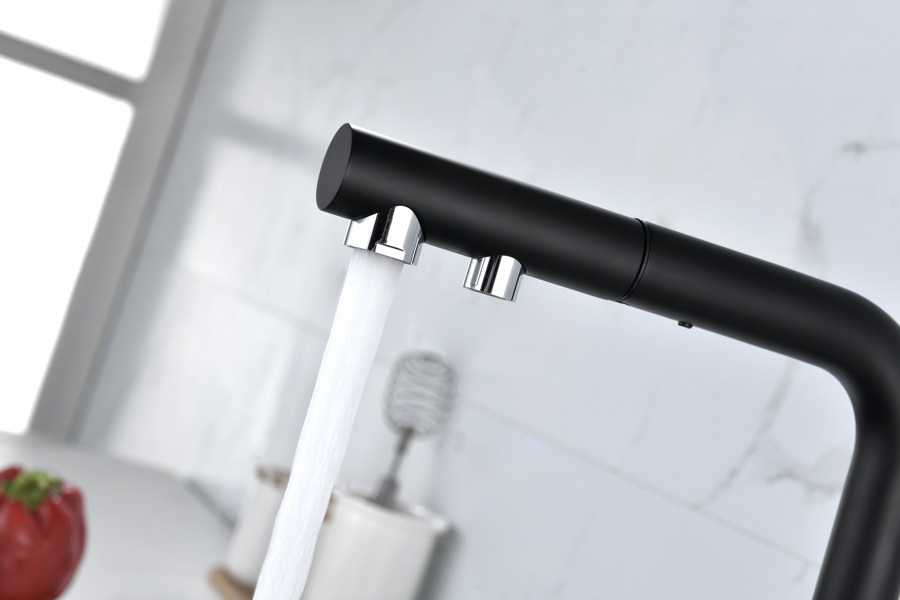 Превью картинка Смеситель для кухни Paulmark SERPENTINE Se213222-AN Антрацит #16