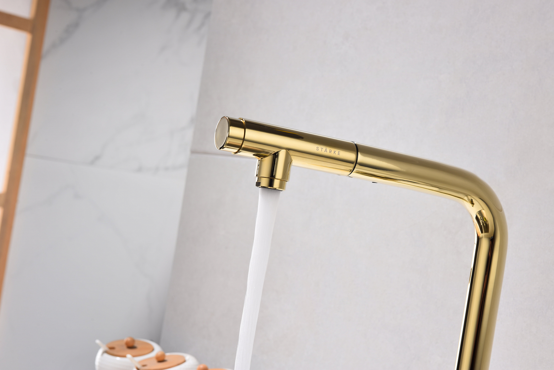 Превью картинка Смеситель для кухни Paulmark VIPER Vi213105-G Золото G #15