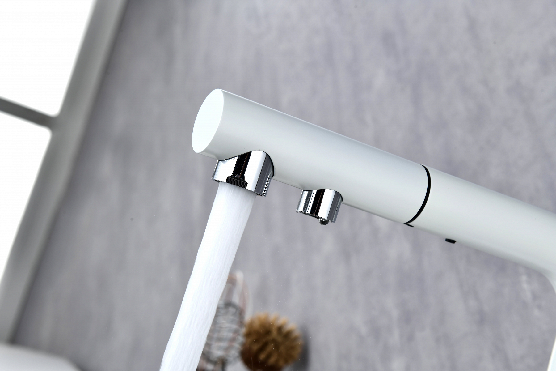 Превью картинка Смеситель для кухни Paulmark SERPENTINE Se213222-WH Белый матовый WH #14