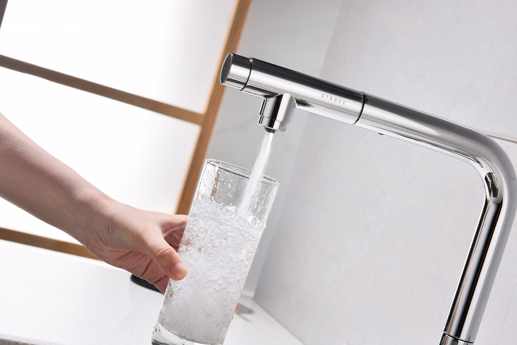 Превью картинка Смеситель для кухни Paulmark VIPER Vi213105-CR Хром CR #11