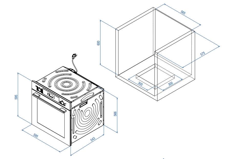 Превью картинка Газовый духовой шкаф Weissgauff WGO 702 White Glass #21