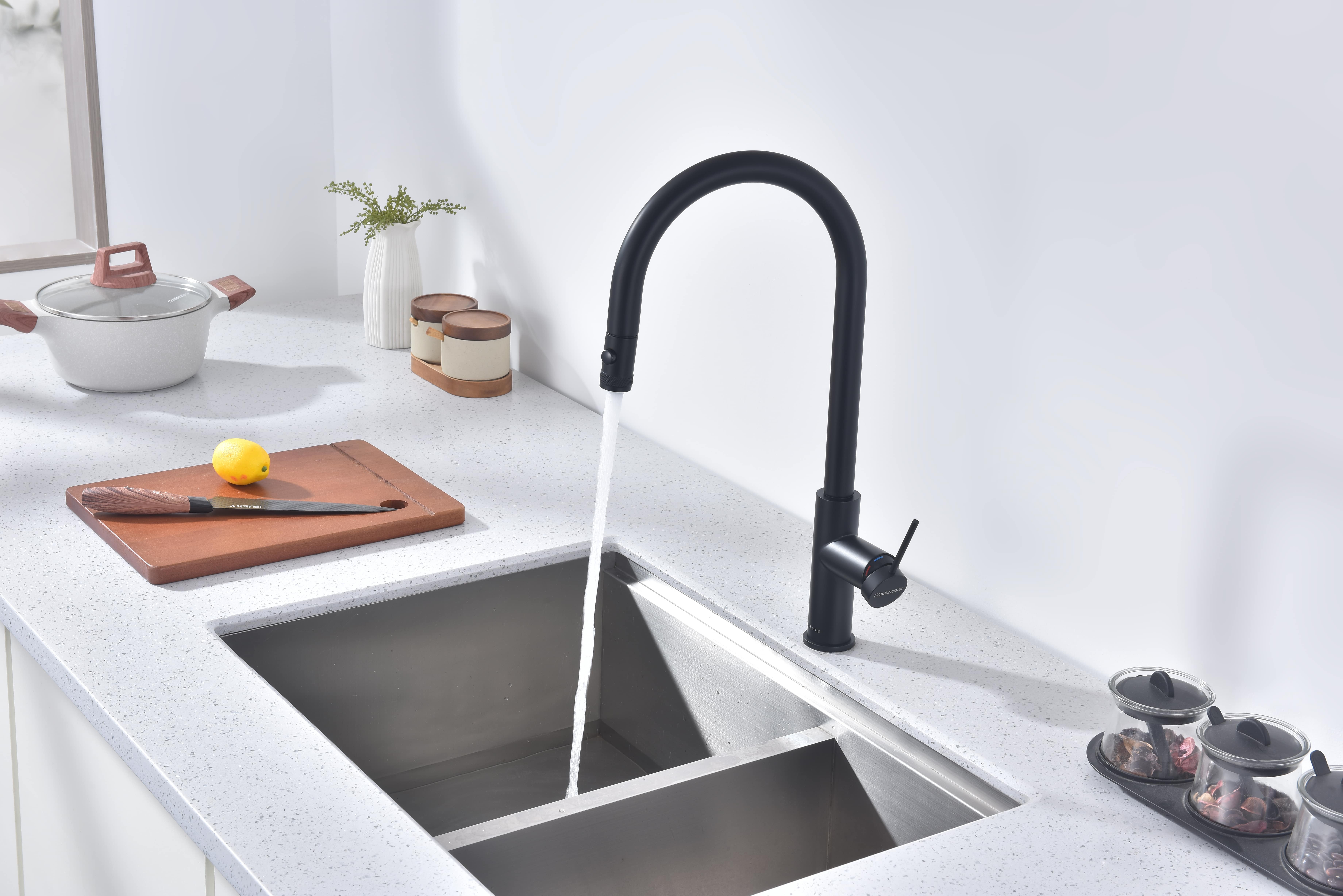 Превью картинка Смеситель для кухни Paulmark GALANT Ga213077-AN Антрацит #5