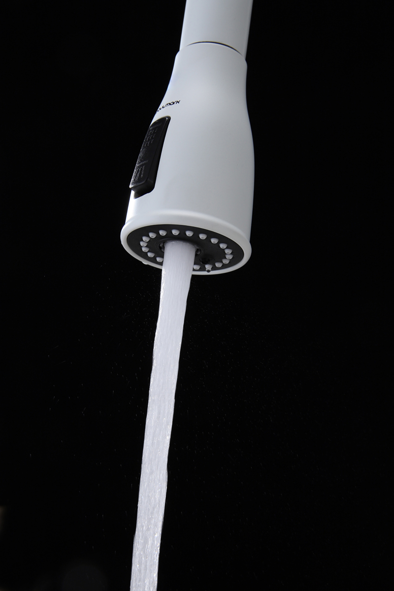 Превью картинка Смеситель для кухни Paulmark LANGE La214212-WH Белый матовый WH #10