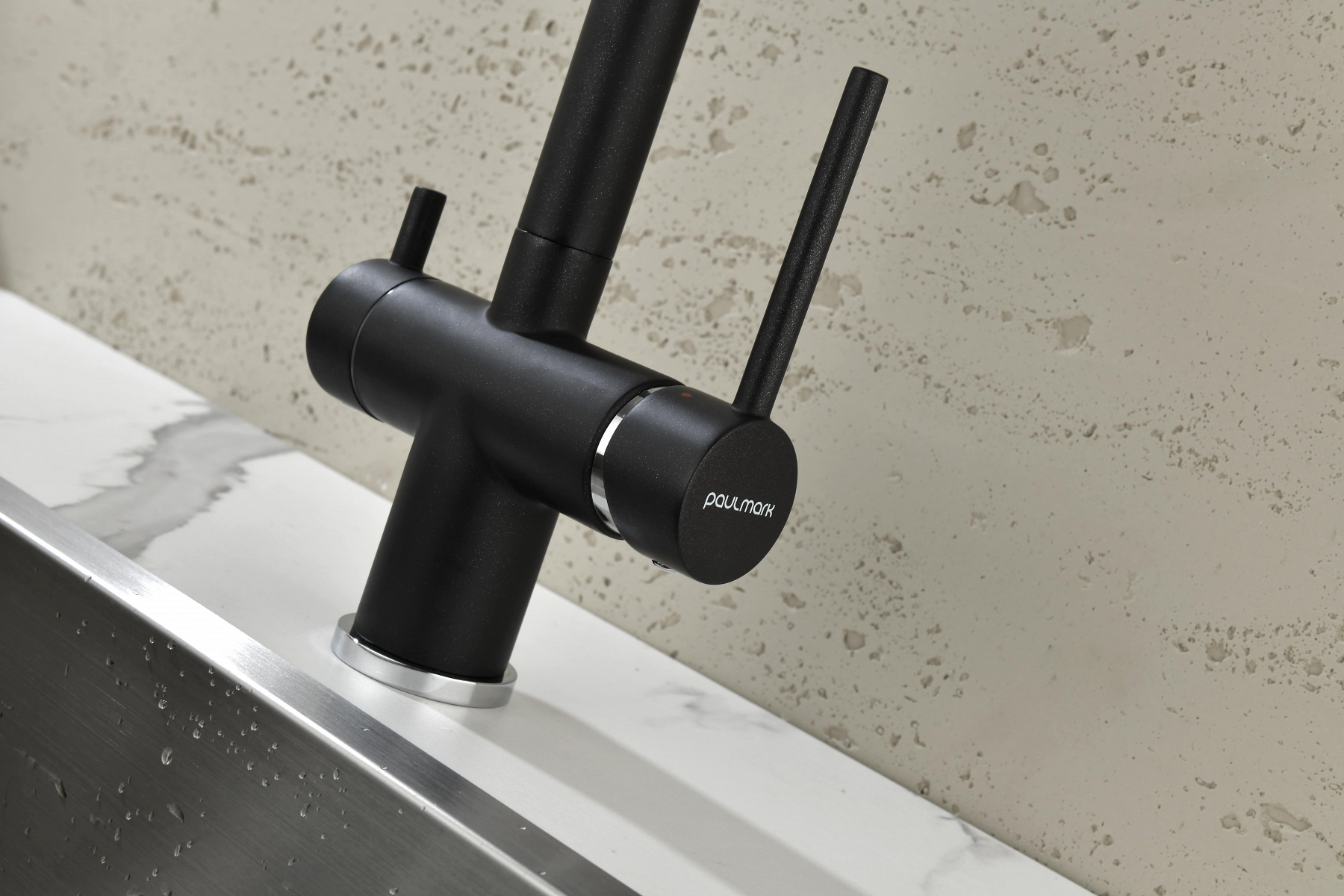 Превью картинка Смеситель для кухни Paulmark SERPENTINE Se213222-BLM Черный #16