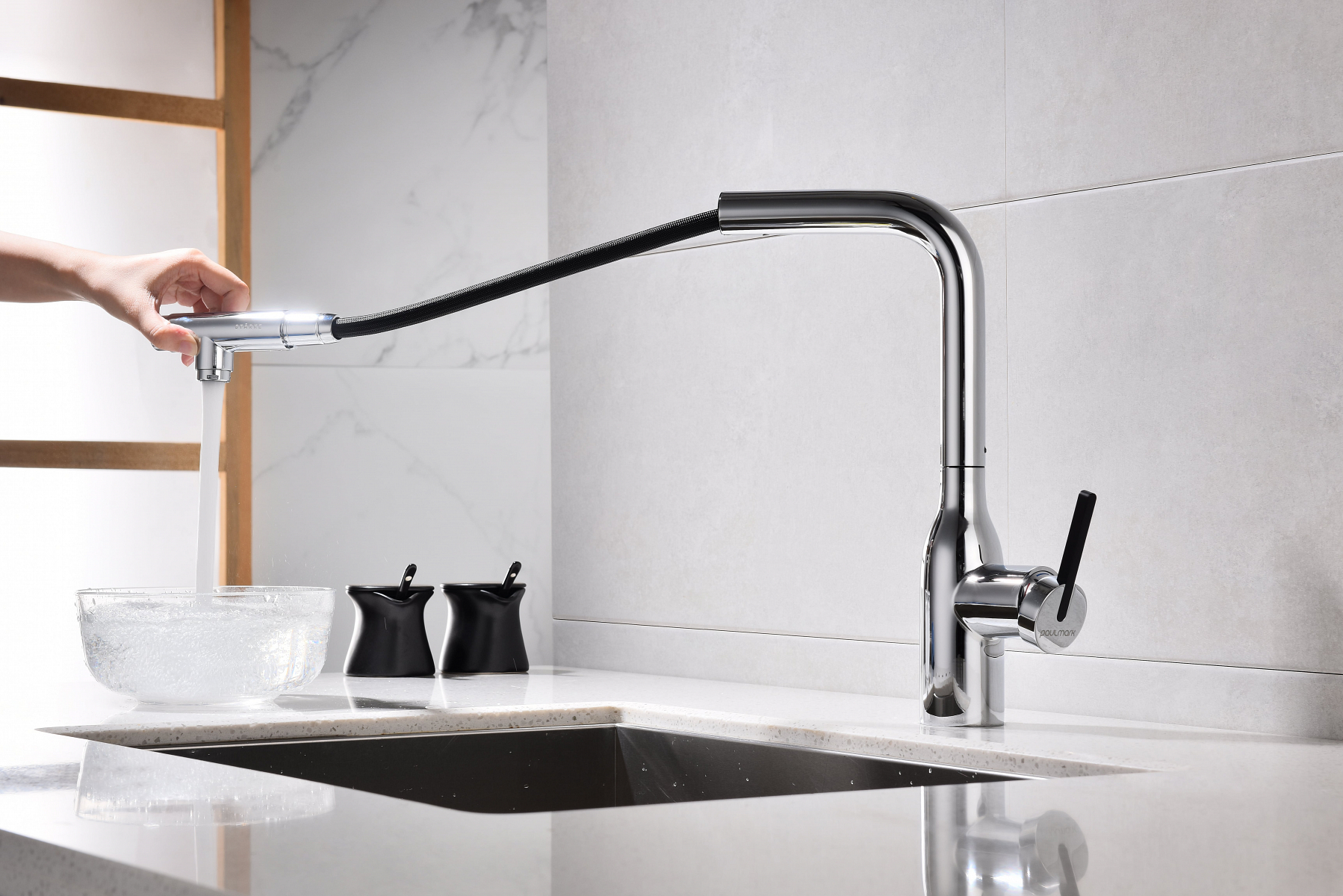 Превью картинка Смеситель для кухни Paulmark VIPER Vi213105-CR Хром CR #13