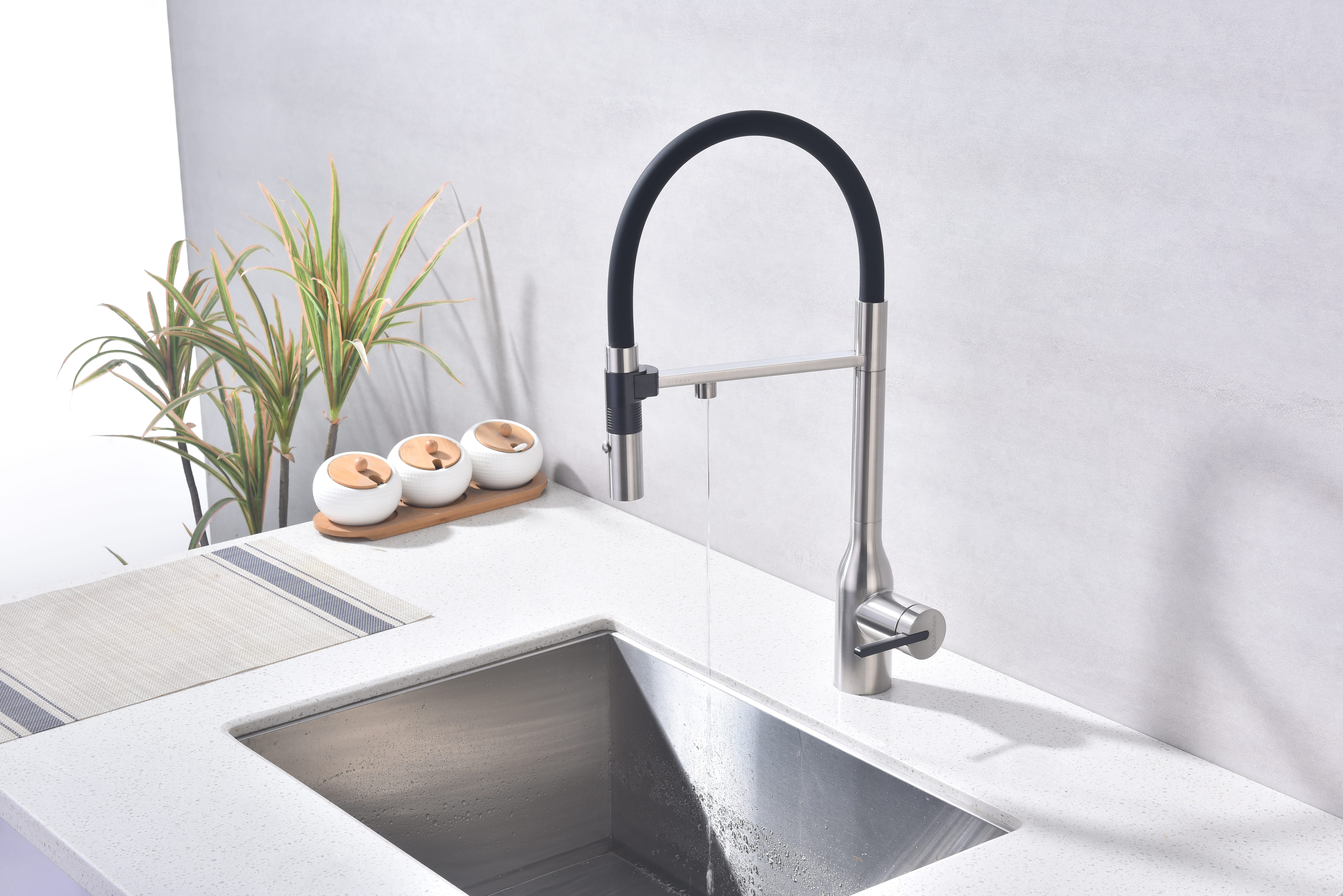 Превью картинка Смеситель для кухни Paulmark MAGNETO ONE Ma213188-BS Брашированная сталь #6