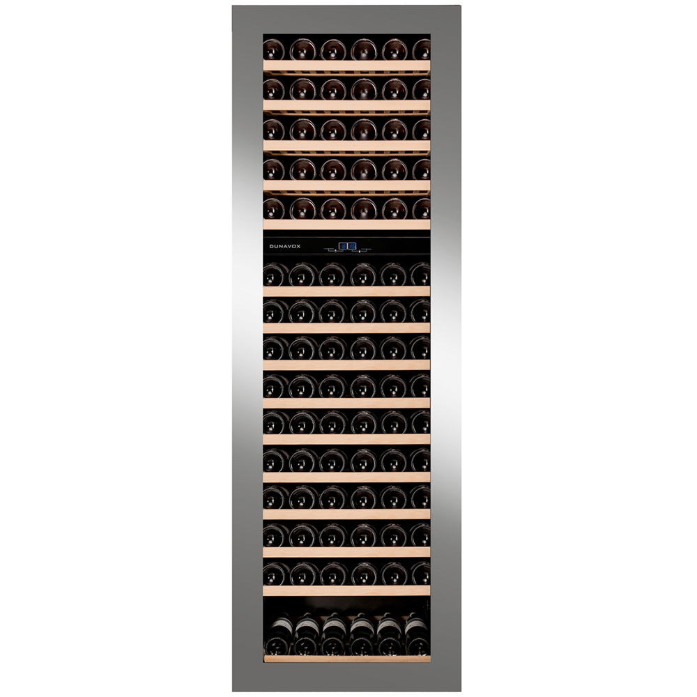 Фото Шкаф винный встраиваемый Винный холодильник (шкаф) компрессорный Dunavox DAVG-114.288DSS.TO