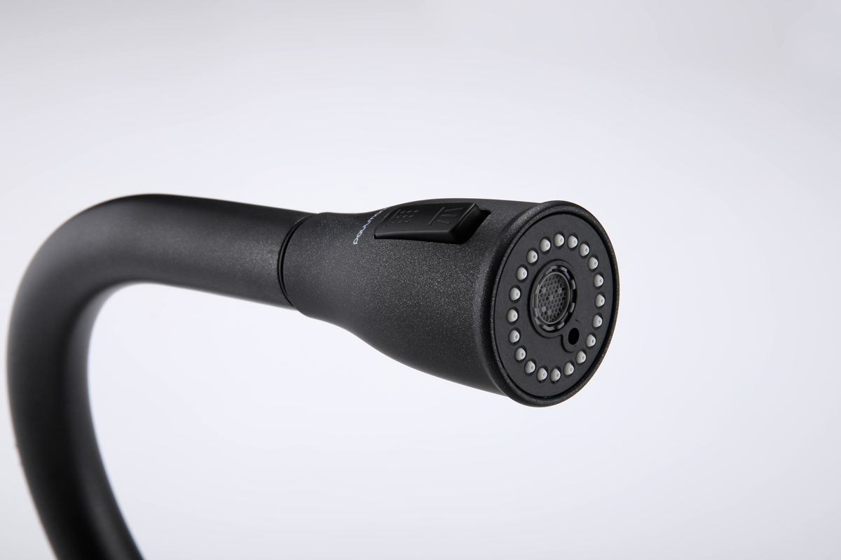 Превью картинка Смеситель для кухни Paulmark LANGE La214212-BLM Черный #12