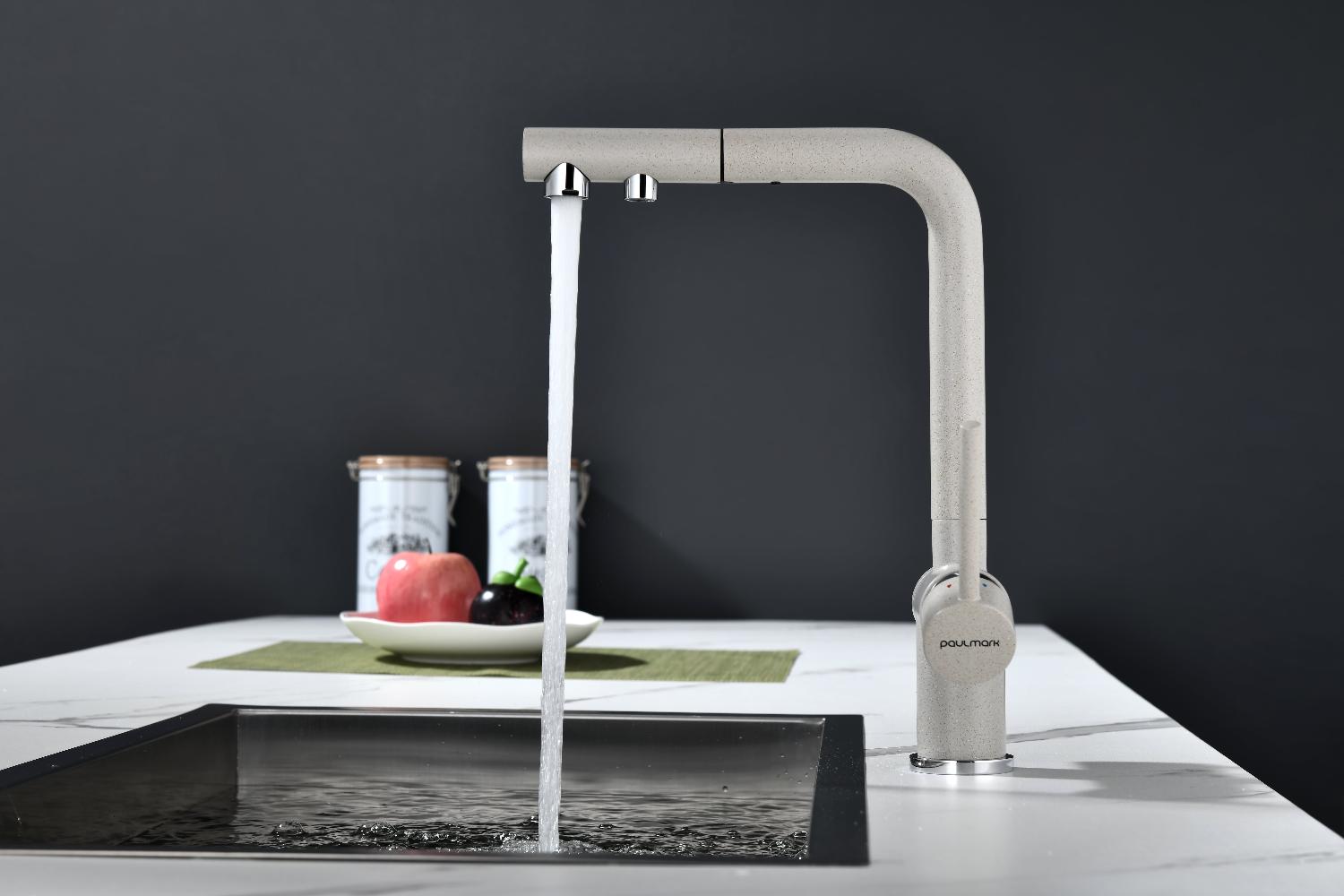 Превью картинка Смеситель для кухни Paulmark SERPENTINE Se213222-BE Бежевый #20