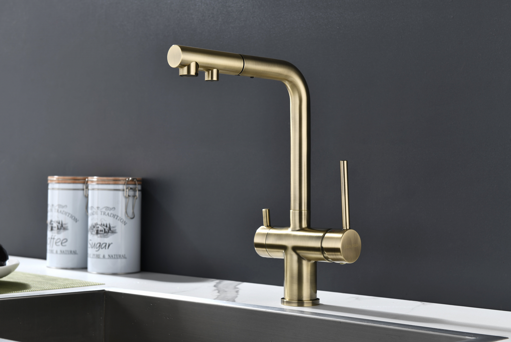 Превью картинка Смеситель для кухни Paulmark SERPENTINE Se213222-BR Бронза BR #19