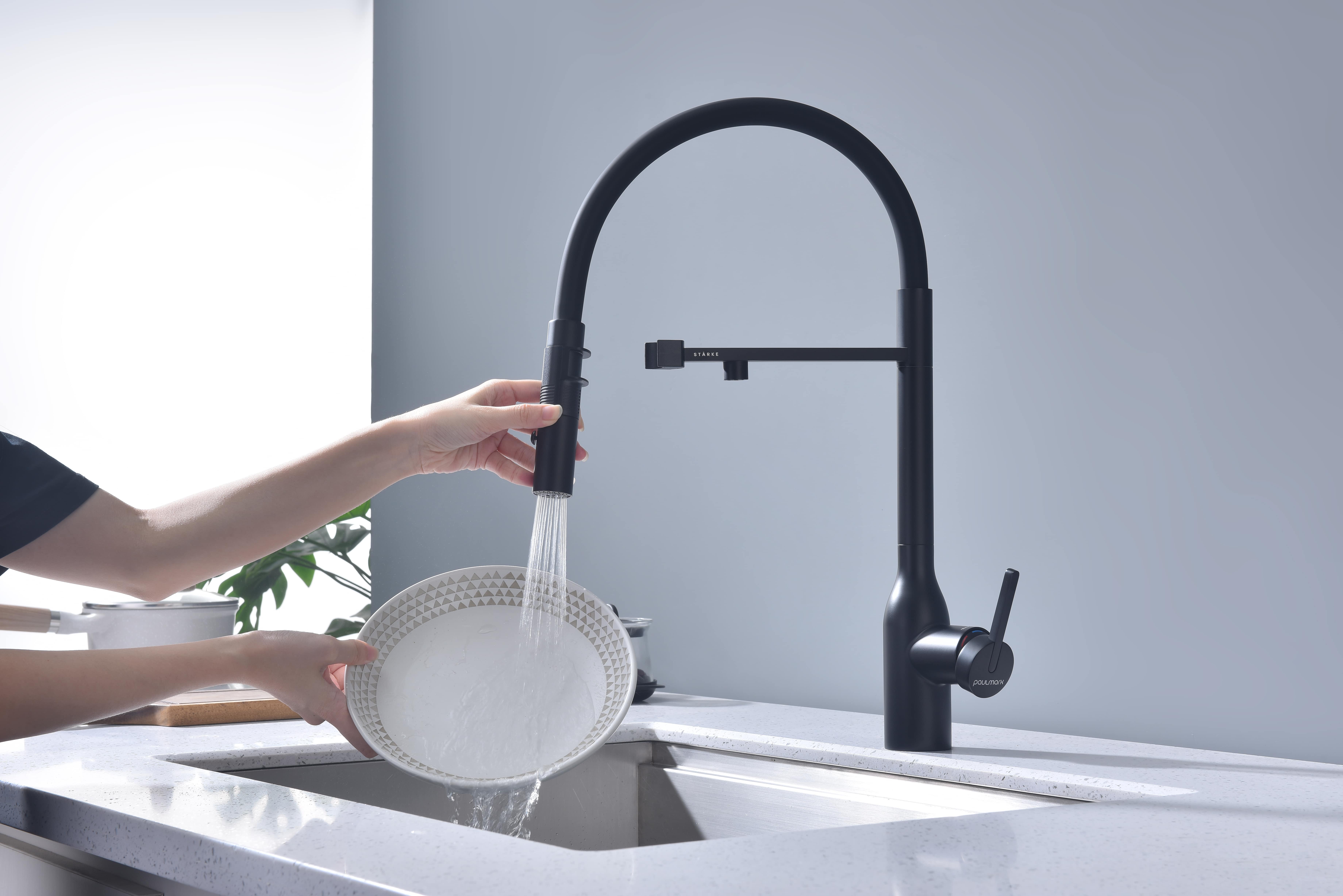 Превью картинка Смеситель для кухни Paulmark MAGNETO ONE Ma213188-AN Антрацит #10