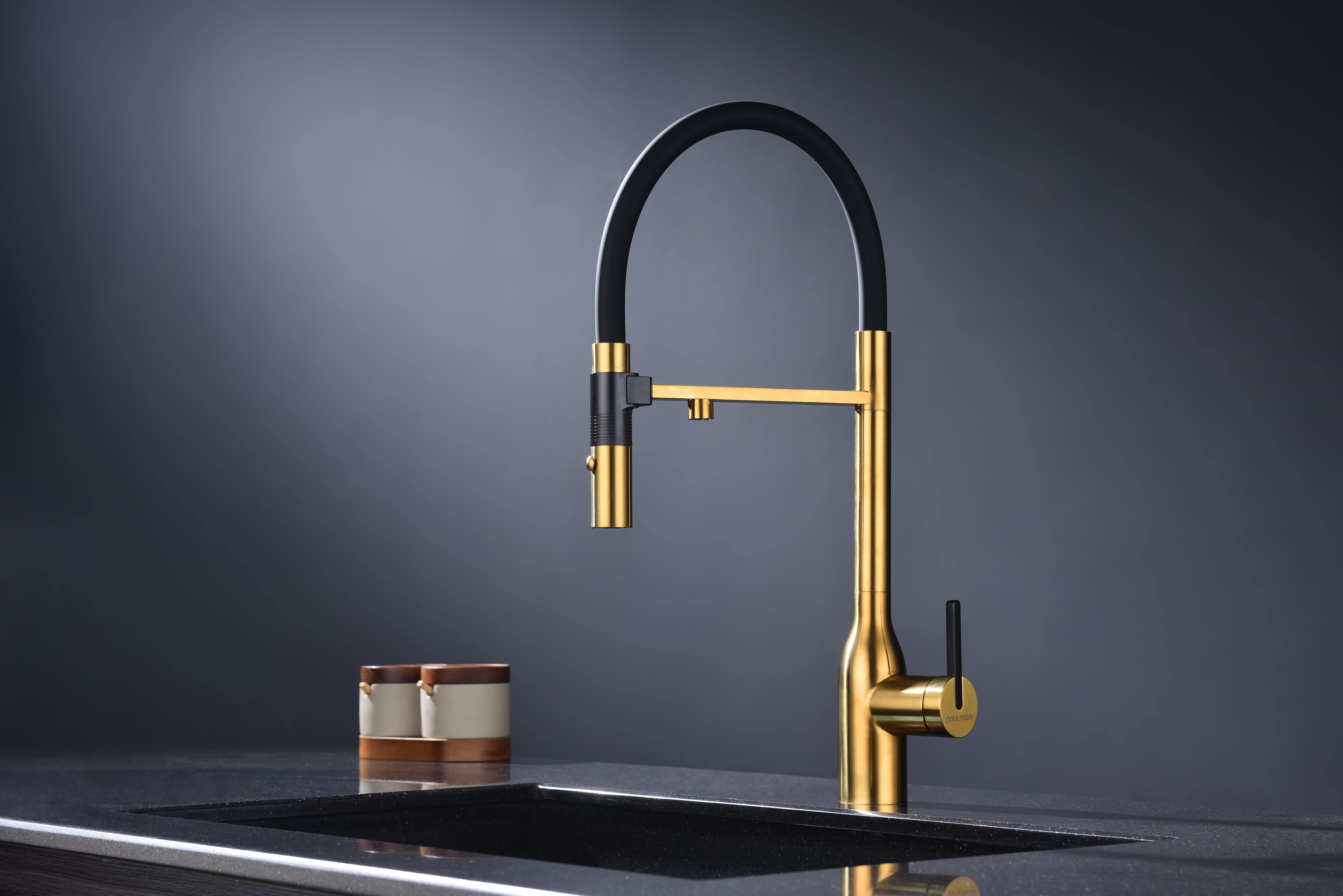 Превью картинка Смеситель для кухни Paulmark MAGNETO ONE Ma213188-BG Брашированное золото BG #3