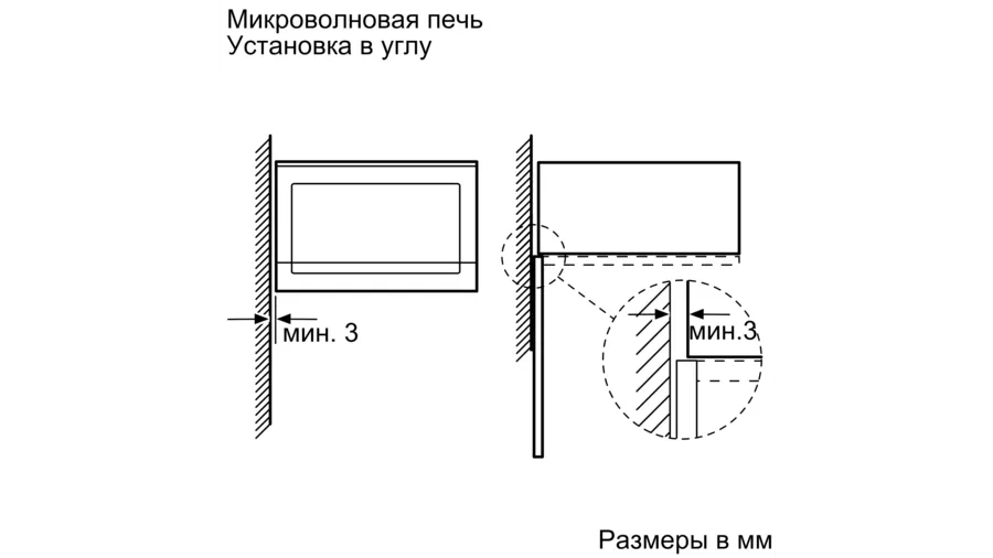 Превью картинка Печь микроволновая встраиваемая Bosch BFL524MS0 #5