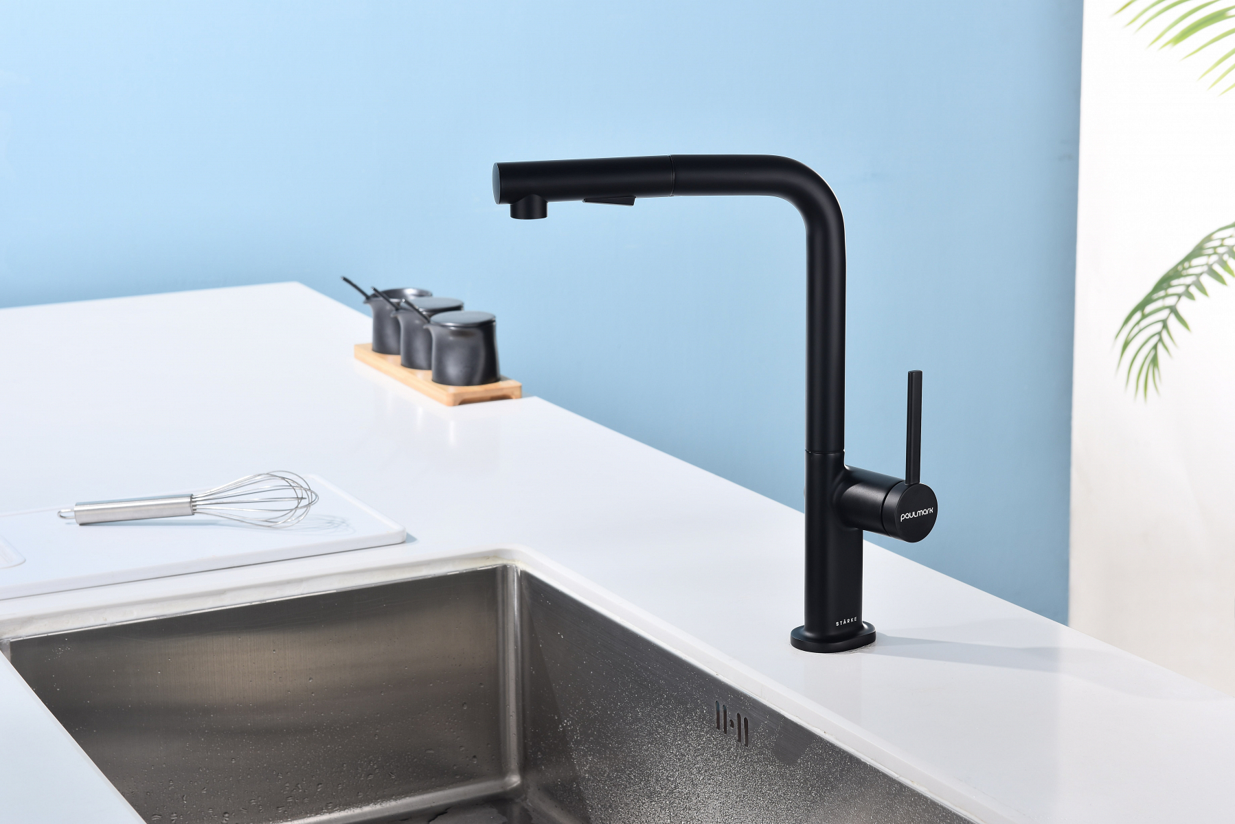 Превью картинка Смеситель для кухни Paulmark NEO Ne214419-AN Антрацит #13