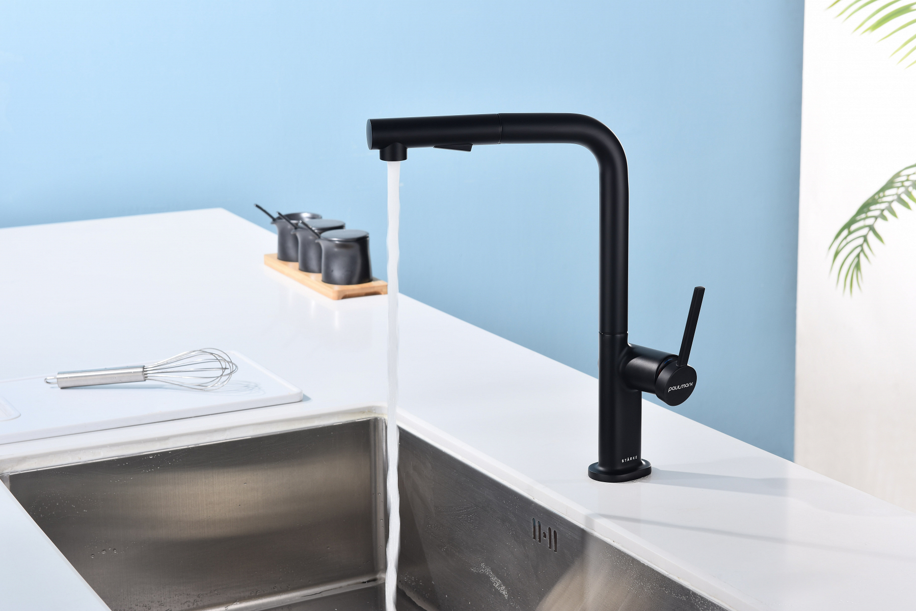 Превью картинка Смеситель для кухни Paulmark NEO Ne214419-AN Антрацит #14