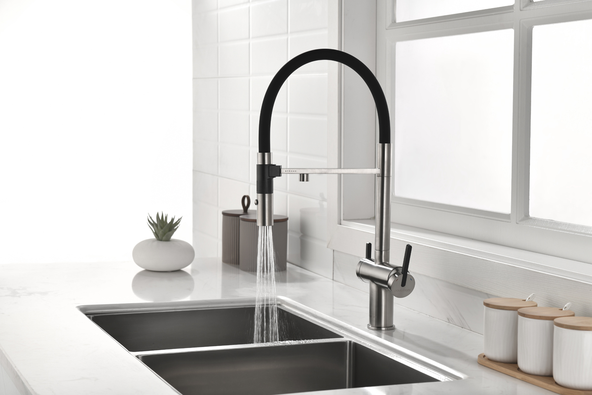 Превью картинка Смеситель для кухни Paulmark GRAVITY Gr213888-BS Брашированная сталь #5