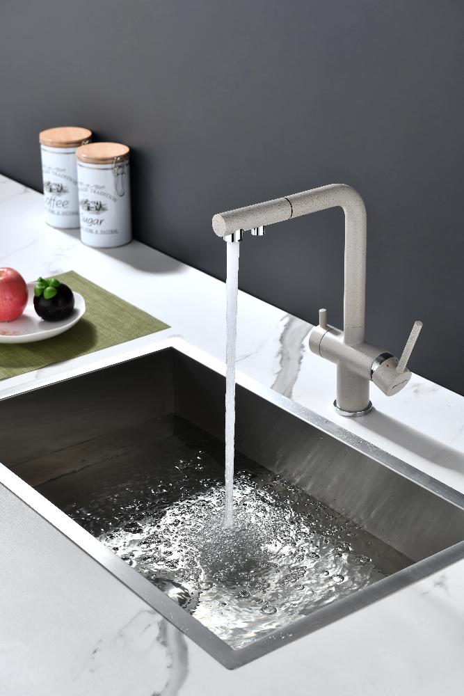 Превью картинка Смеситель для кухни Paulmark SERPENTINE Se213222-BE Бежевый #3