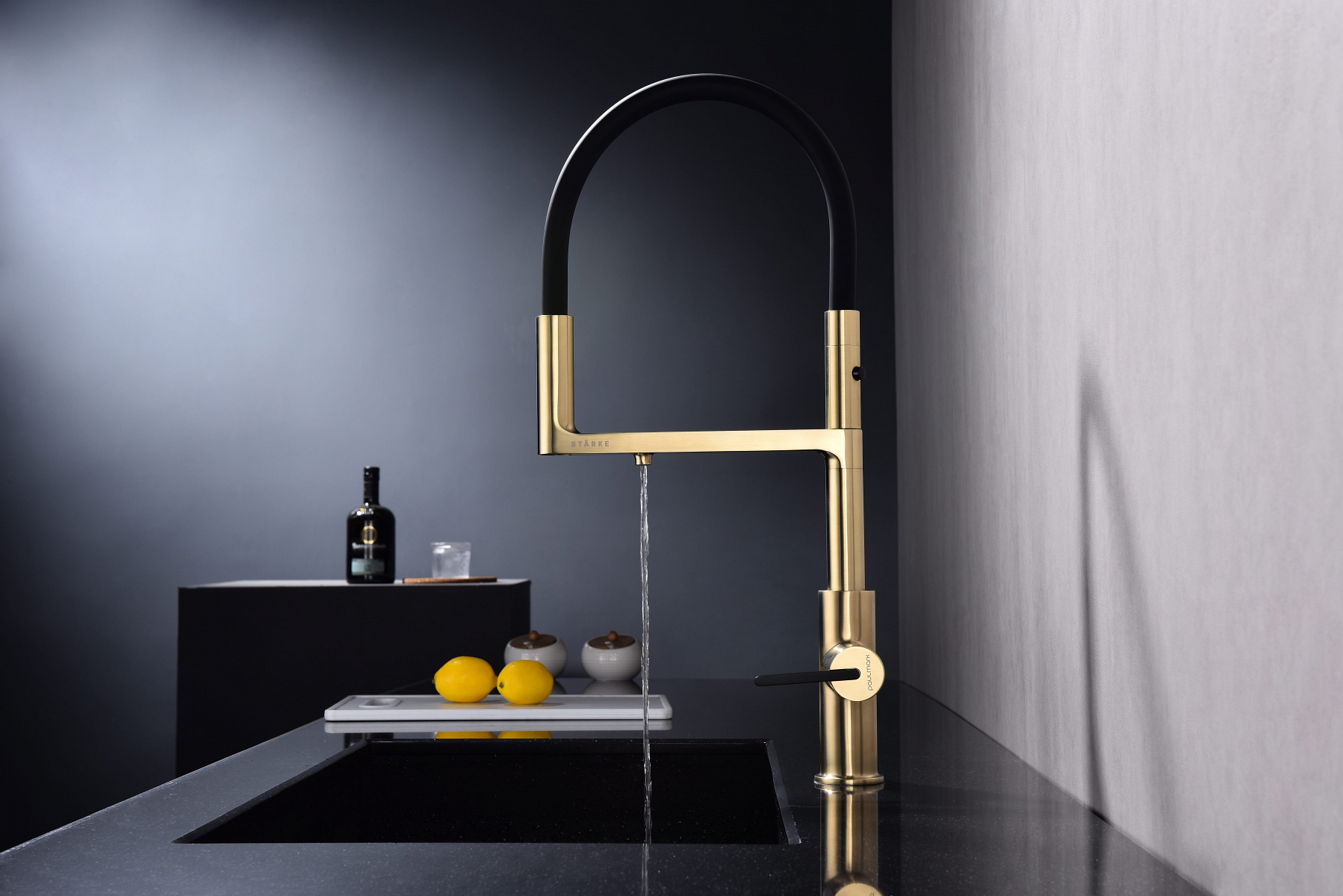 Превью картинка Смеситель для кухни Paulmark TORNADO To213402-LG Светлое золото #13