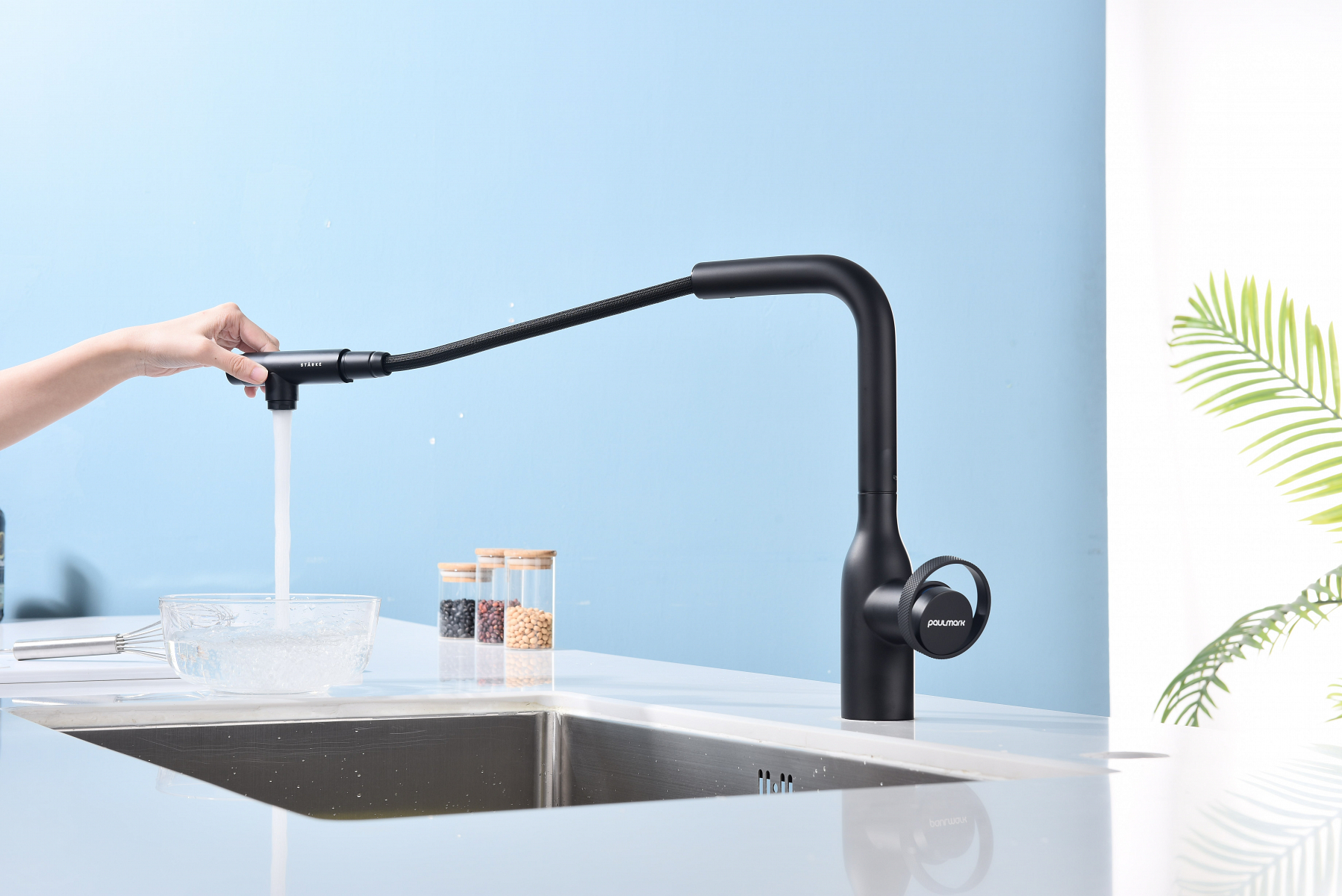 Превью картинка Смеситель для кухни Paulmark URBAN Ur213104-AN Антрацит #11