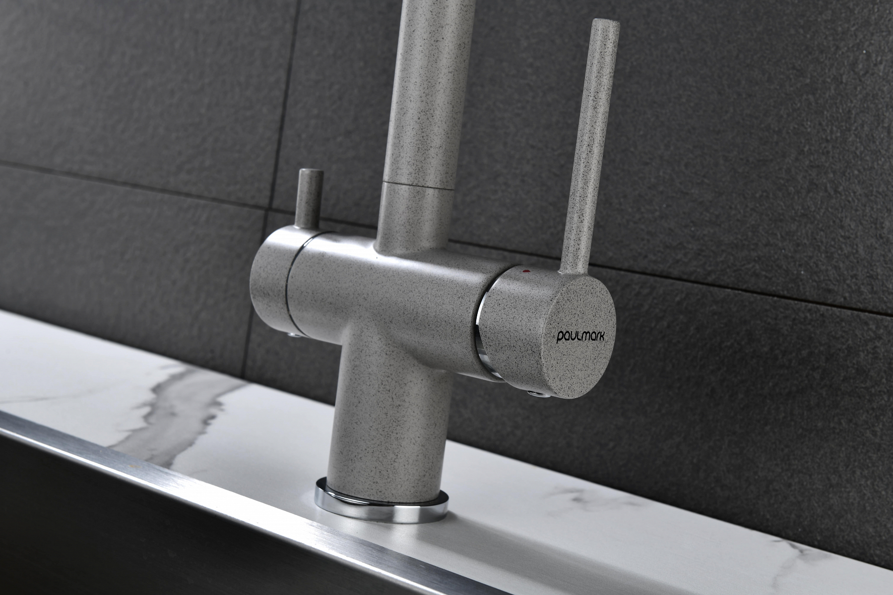 Превью картинка Смеситель для кухни Paulmark SERPENTINE Se213222-DG Графит DG #4