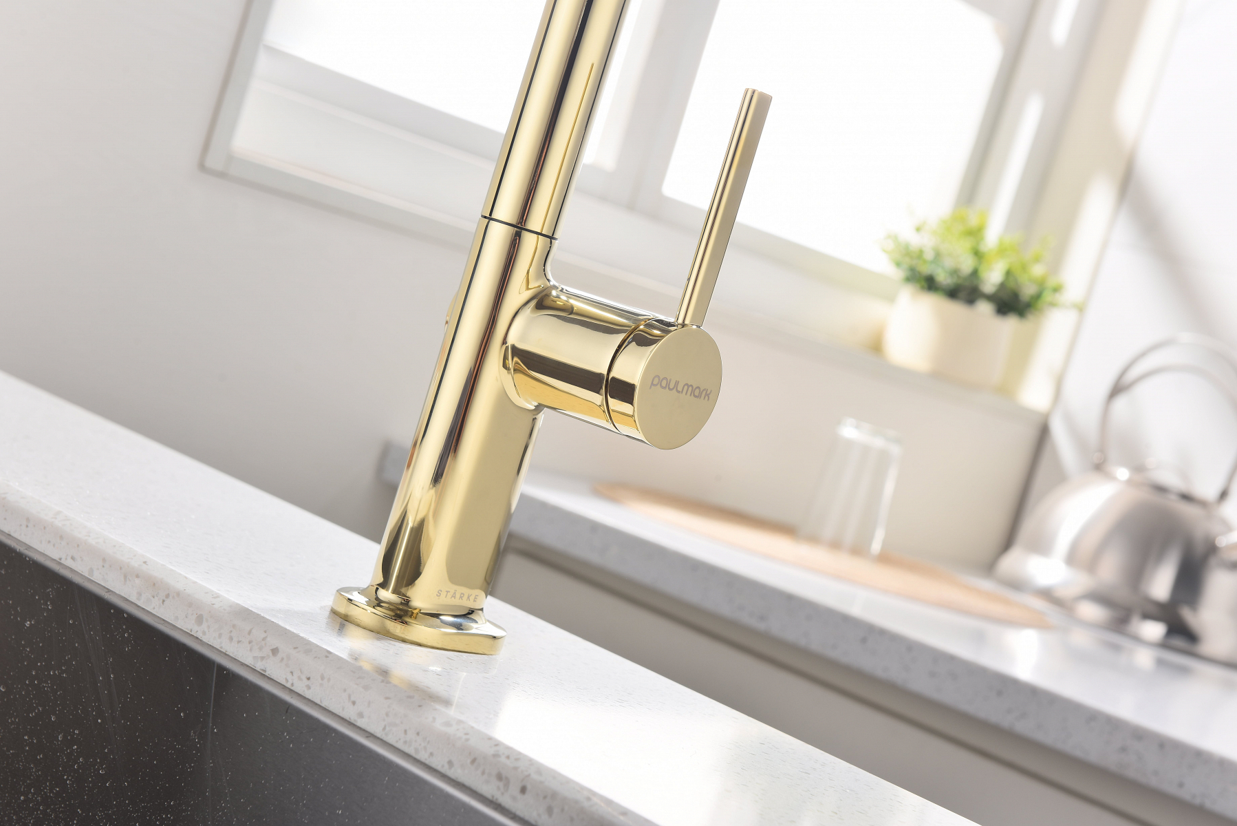 Превью картинка Смеситель для кухни Paulmark NEO Ne214419-G Золото G #14