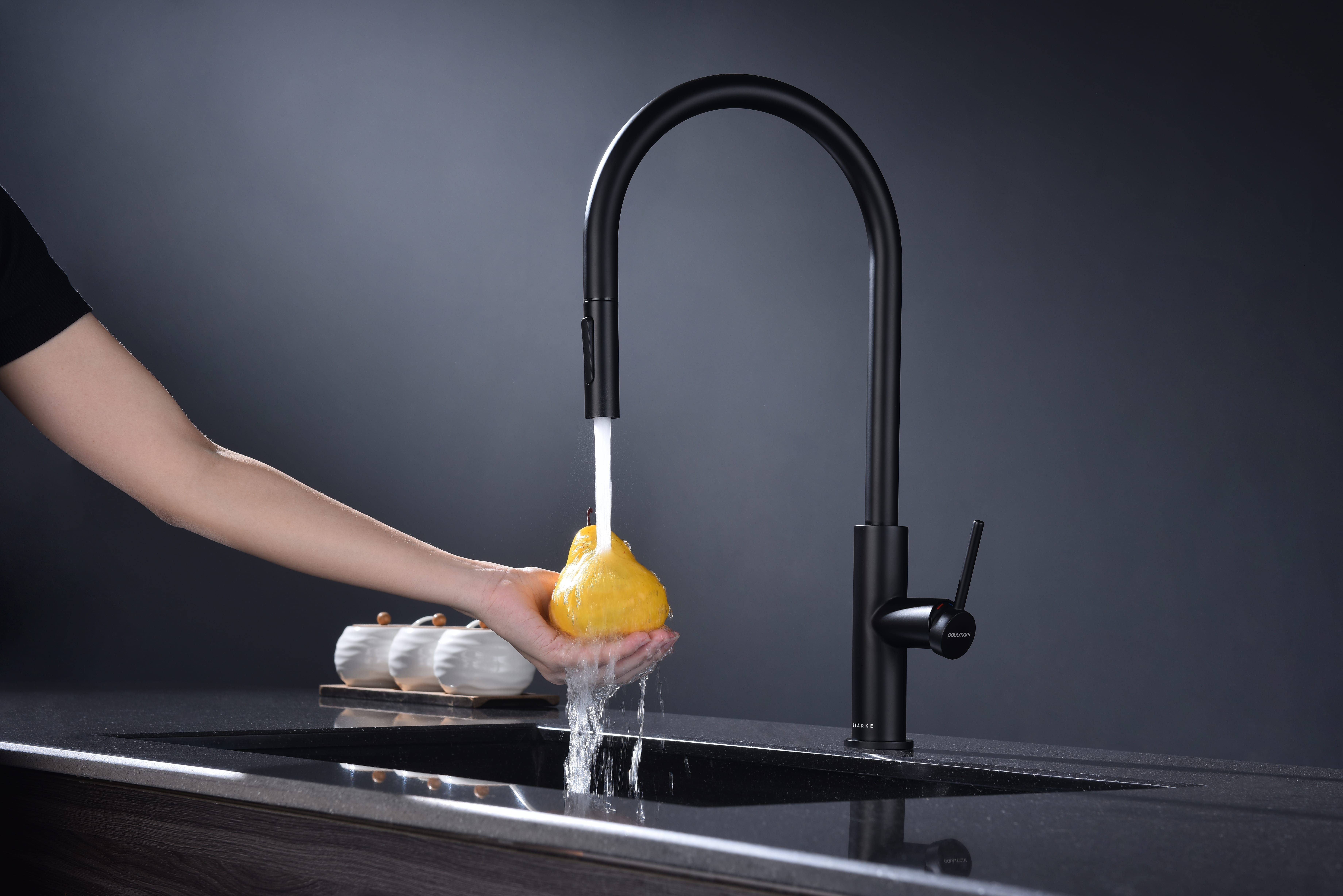 Превью картинка Смеситель для кухни Paulmark SENSO Se215180-AN Антрацит #5