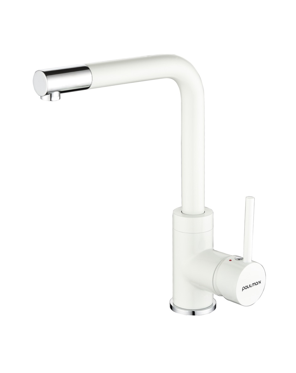Превью картинка Смеситель для кухни Paulmark HONNER Ho212018-WH Белый матовый WH #2