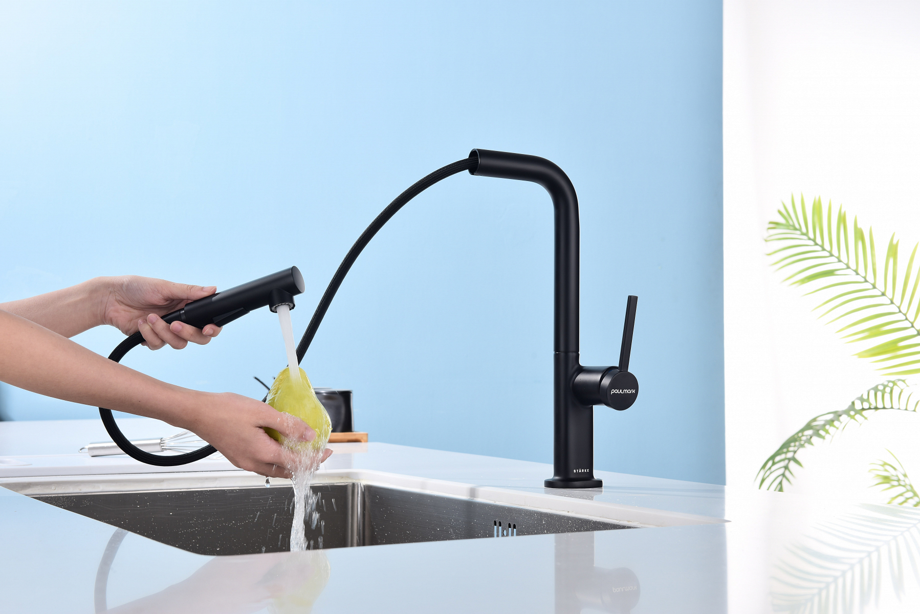 Превью картинка Смеситель для кухни Paulmark NEO Ne214419-AN Антрацит #8