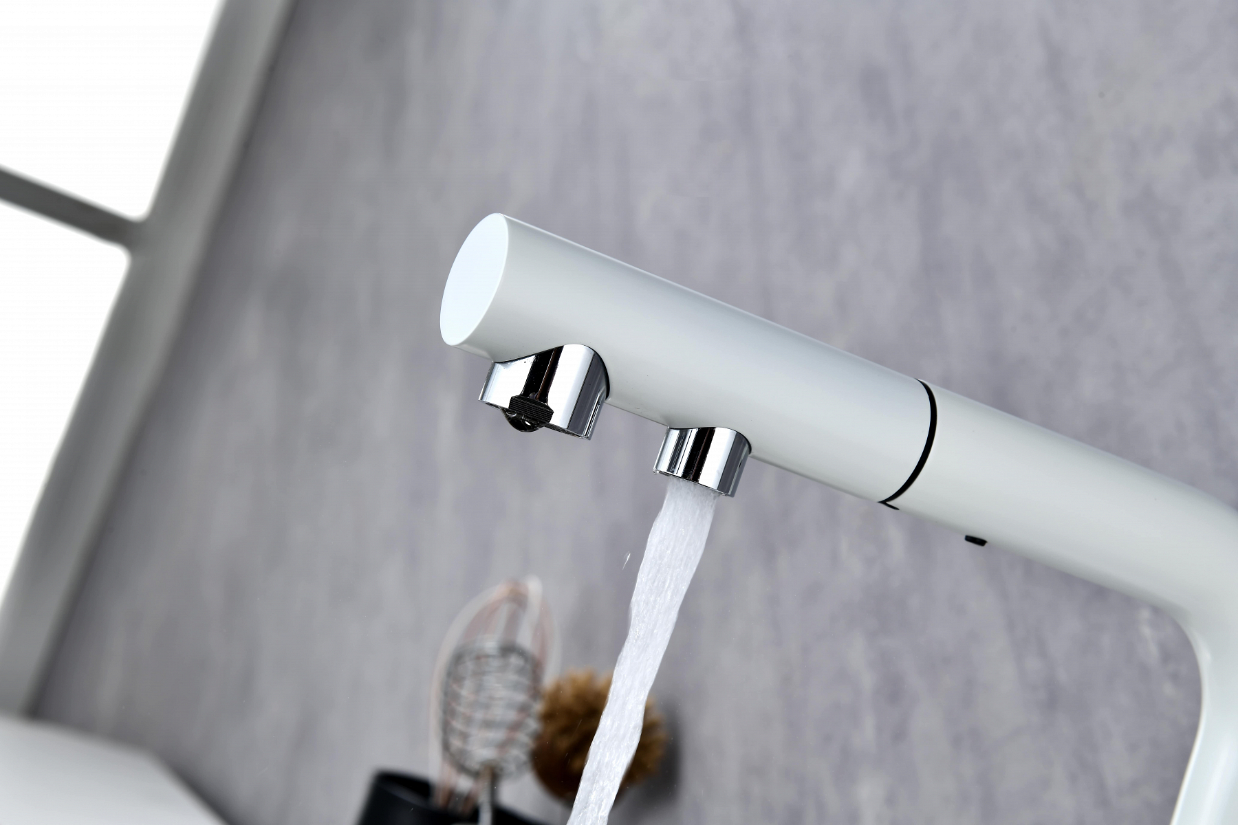 Превью картинка Смеситель для кухни Paulmark SERPENTINE Se213222-WH Белый матовый WH #15