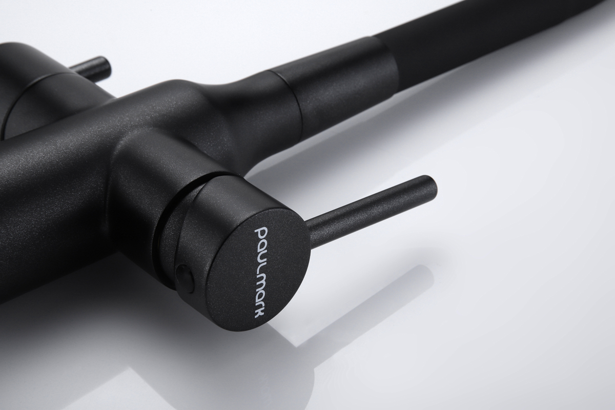 Превью картинка Смеситель для кухни Paulmark SALIX Sa213419-BLM Черный #11