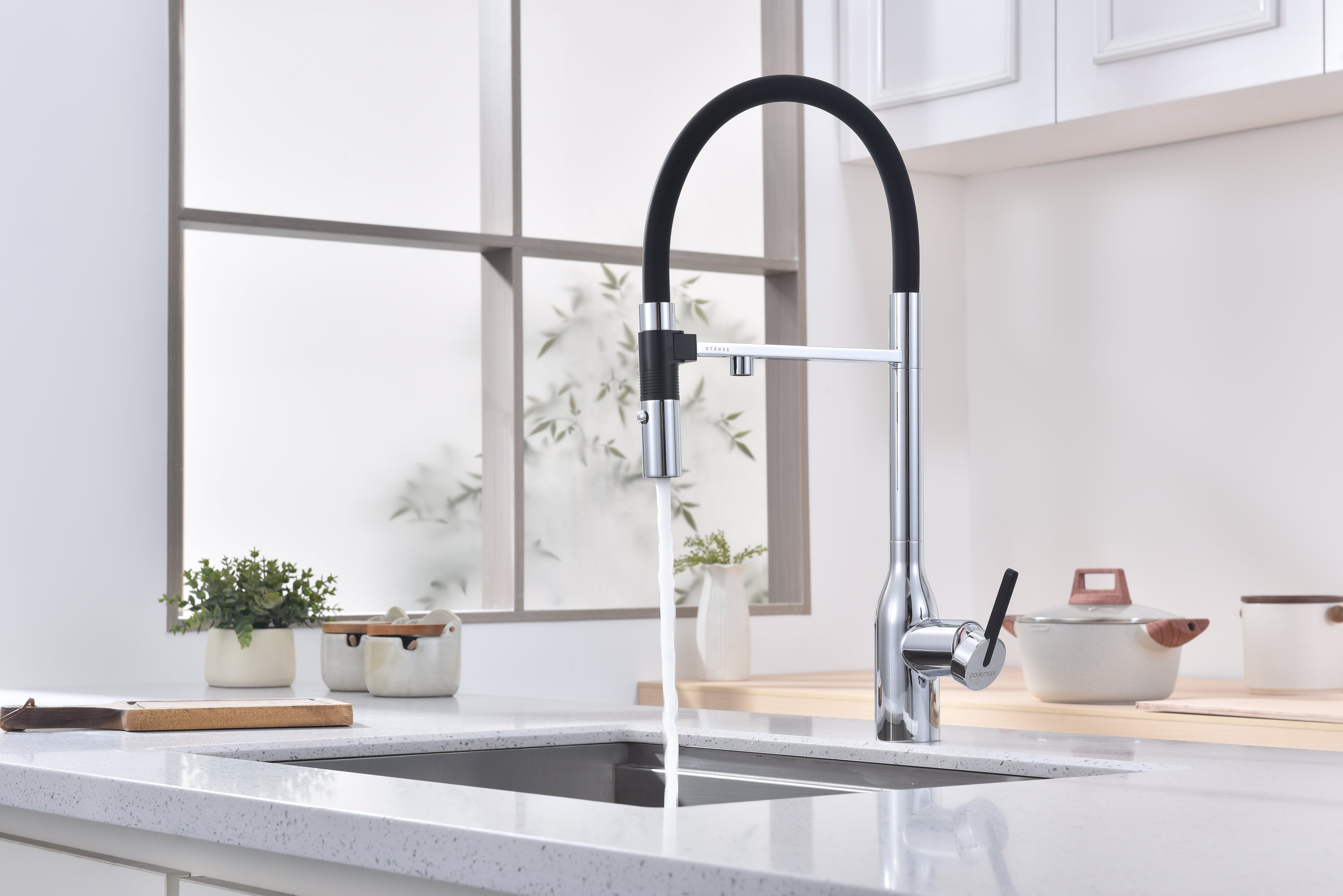 Превью картинка Смеситель для кухни Paulmark MAGNETO ONE Ma213188-CR Хром CR #4