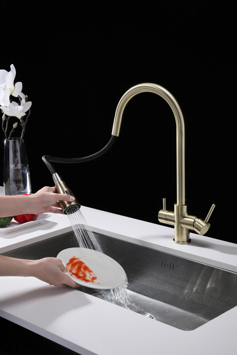 Превью картинка Смеситель для кухни Paulmark LANGE La214212-BR Бронза BR #8