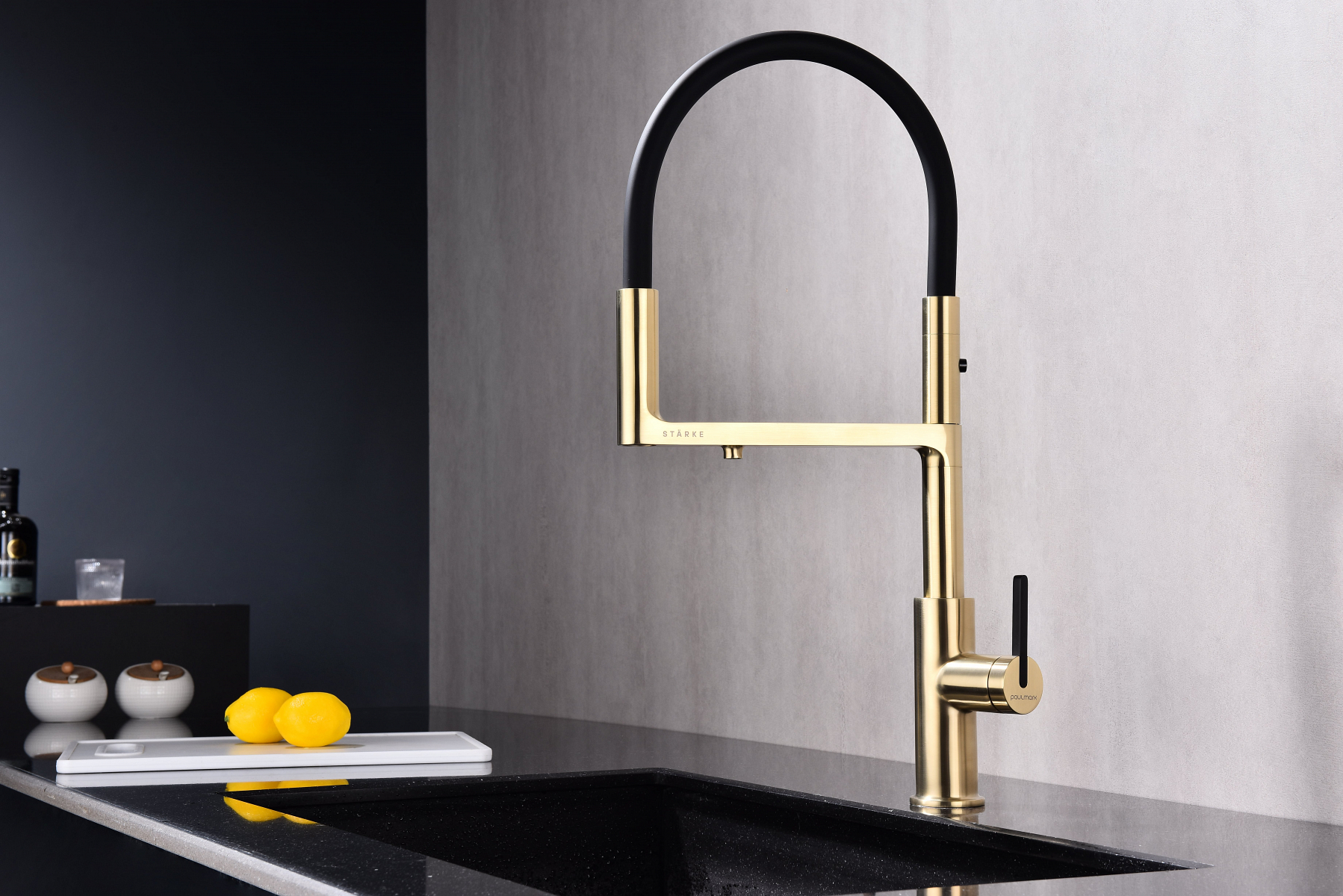 Превью картинка Смеситель для кухни Paulmark TORNADO To213402-LG Светлое золото #4