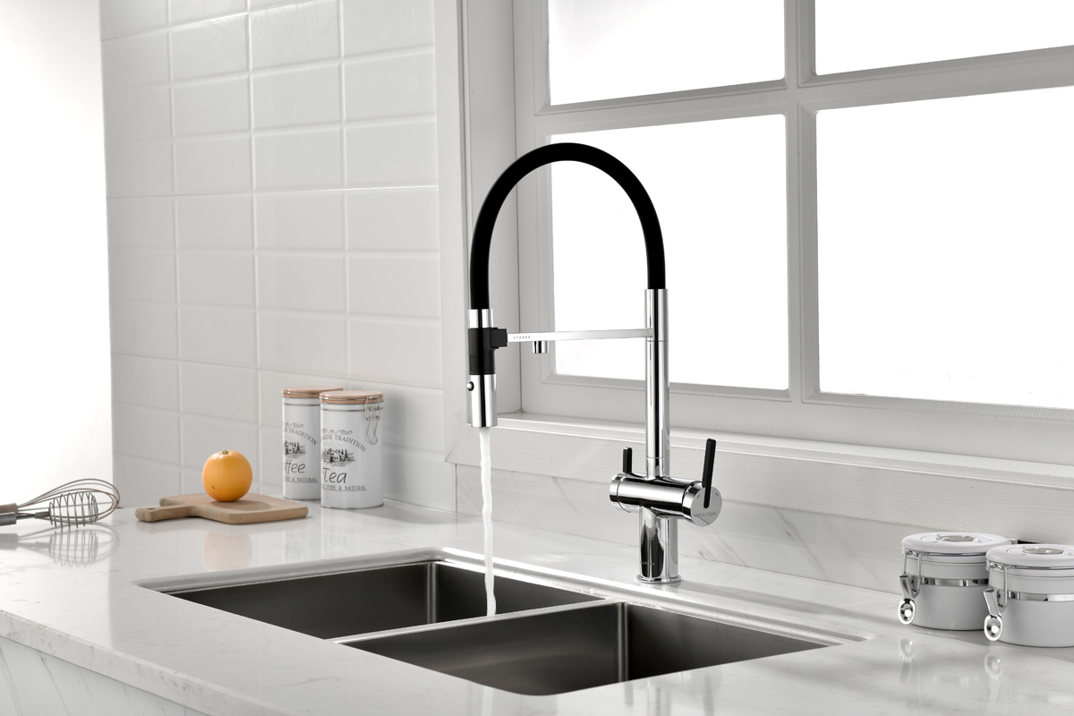 Превью картинка Смеситель для кухни Paulmark GRAVITY Gr213888-CR Хром CR #4