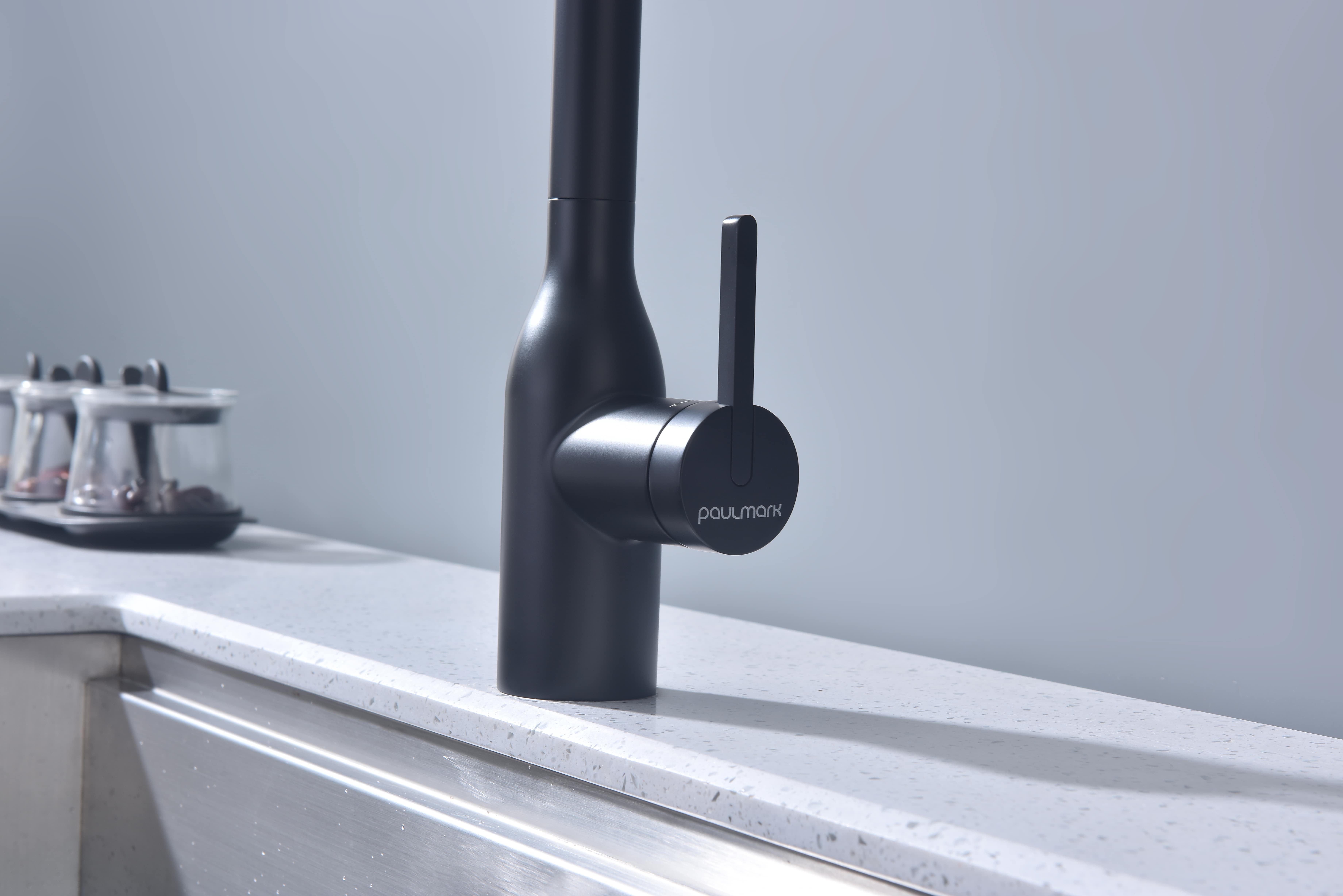 Превью картинка Смеситель для кухни Paulmark MAGNETO ONE Ma213188-AN Антрацит #13