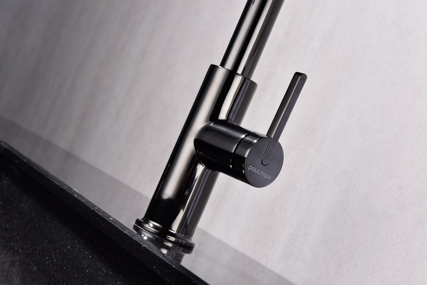 Превью картинка Смеситель для кухни Paulmark TORNADO To213402-GB Глянцевый чёрный Gb #12