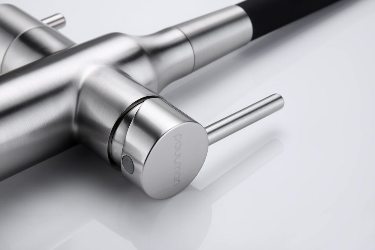 Превью картинка Смеситель для кухни Paulmark SALIX Sa213419-BS Брашированная сталь #11