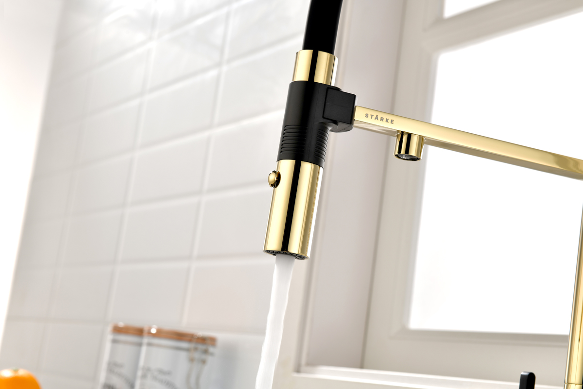 Превью картинка Смеситель для кухни Paulmark GRAVITY Gr213888-G Золото G #10