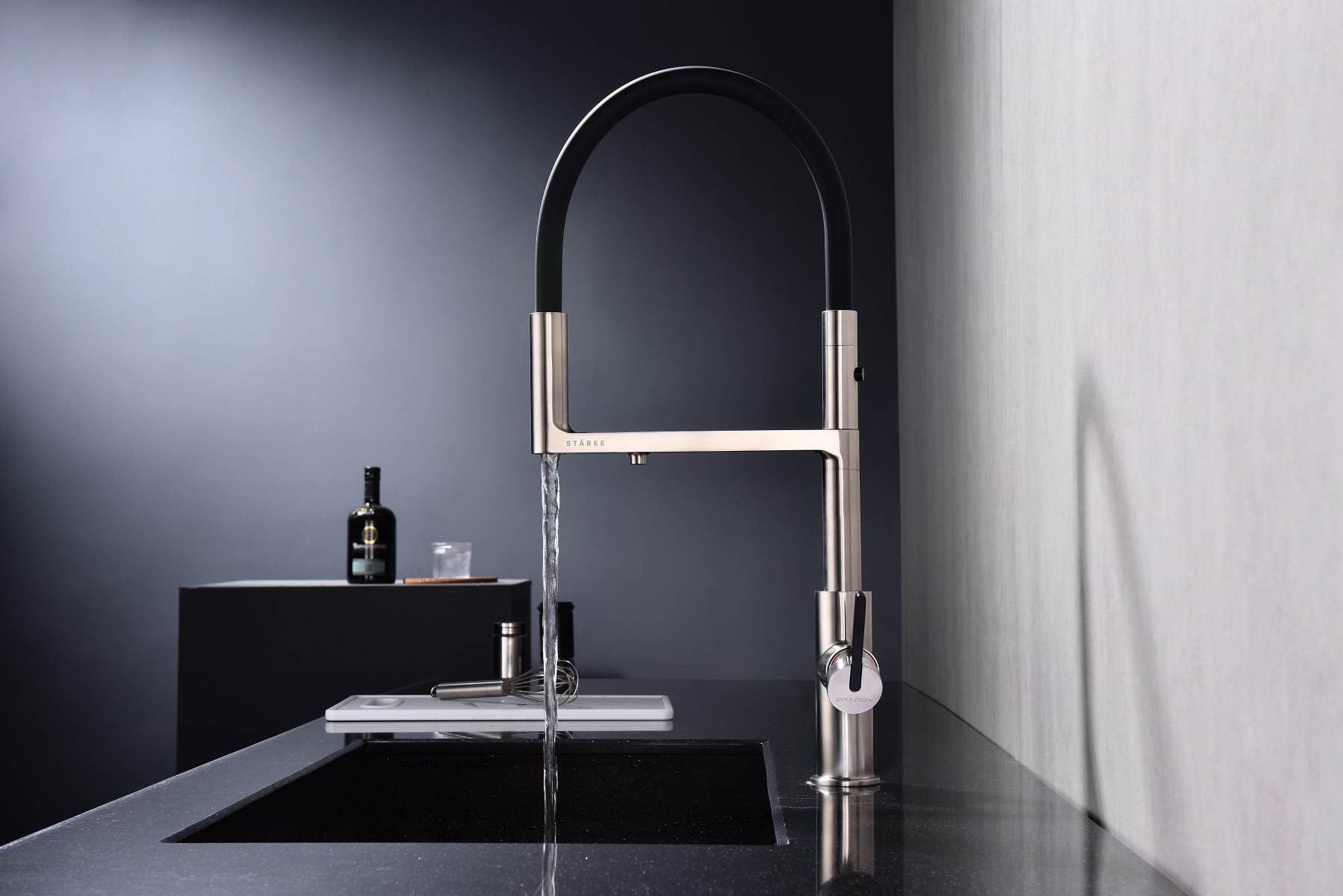 Превью картинка Смеситель для кухни Paulmark TORNADO To213402-BS Брашированная сталь #8