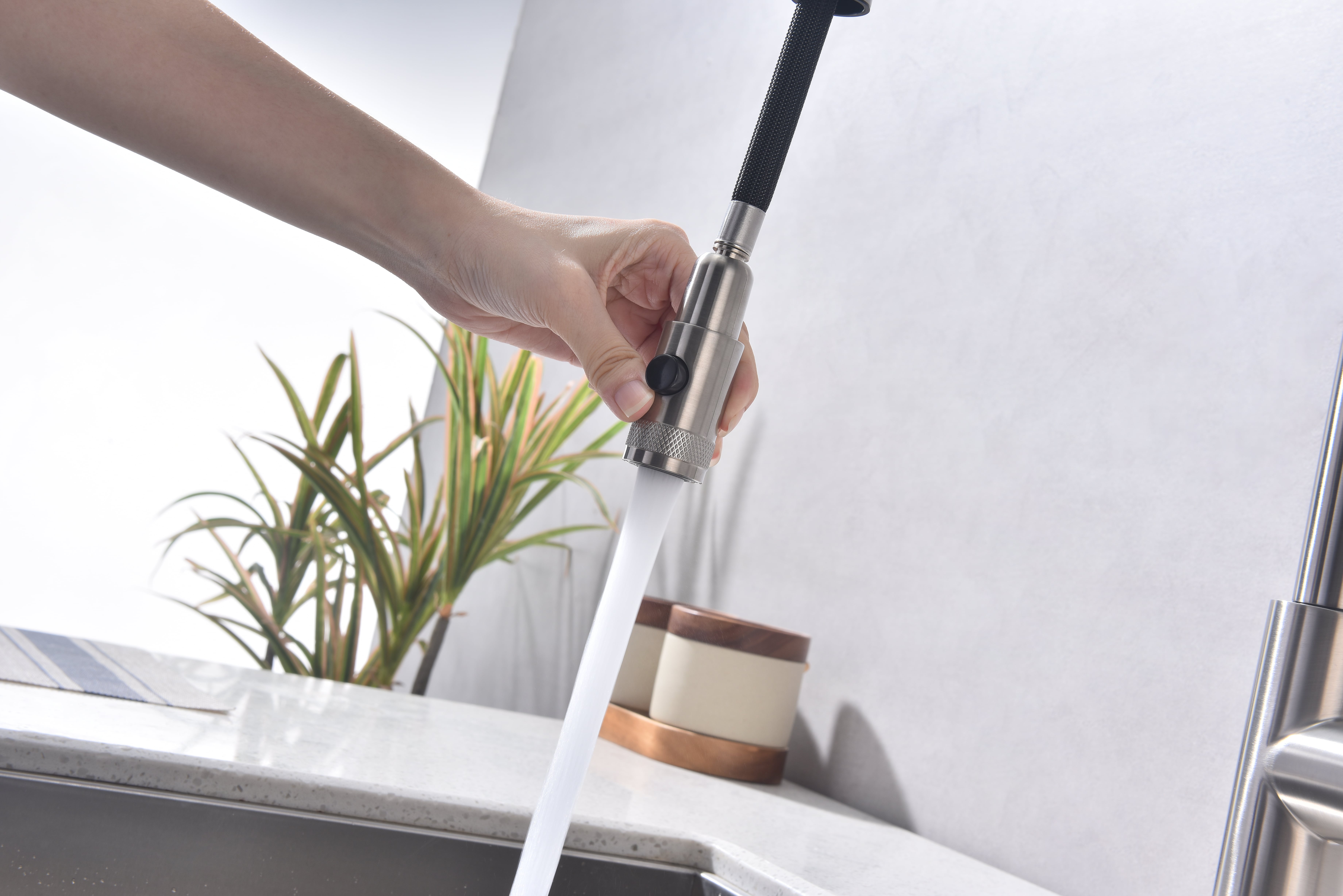 Превью картинка Смеситель для кухни Paulmark GALANT Ga213077-BS Брашированная сталь #12