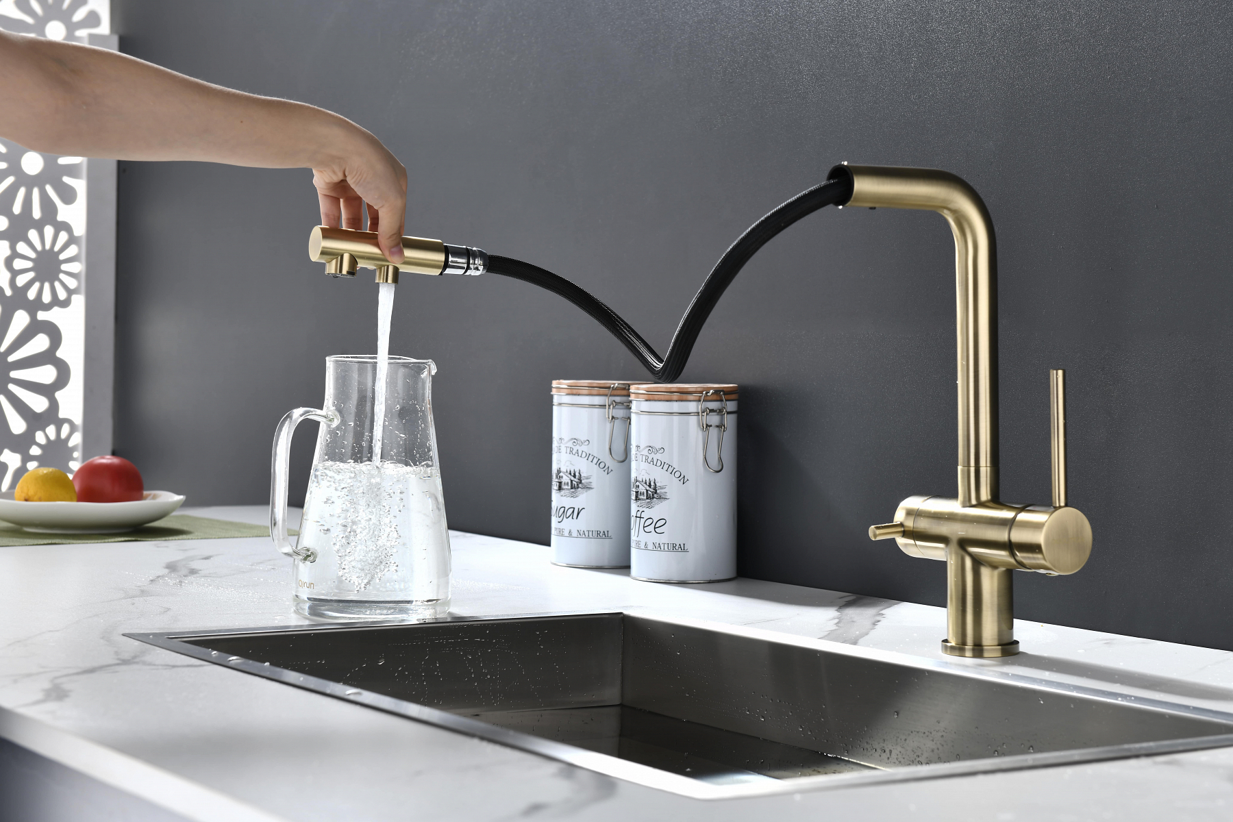 Превью картинка Смеситель для кухни Paulmark SERPENTINE Se213222-BR Бронза BR #7