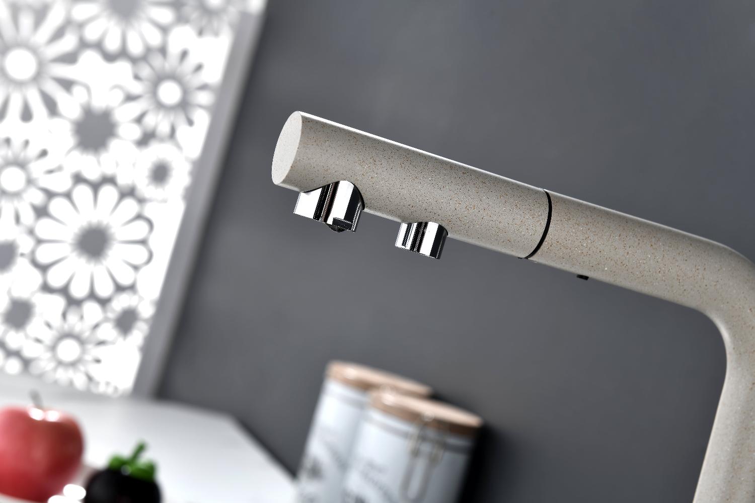 Превью картинка Смеситель для кухни Paulmark SERPENTINE Se213222-BE Бежевый #17