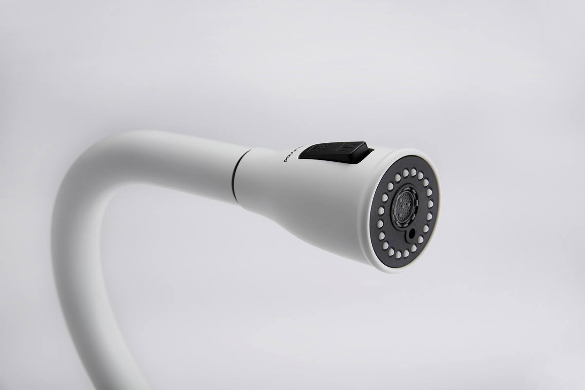 Превью картинка Смеситель для кухни Paulmark LANGE La214212-WH Белый матовый WH #13