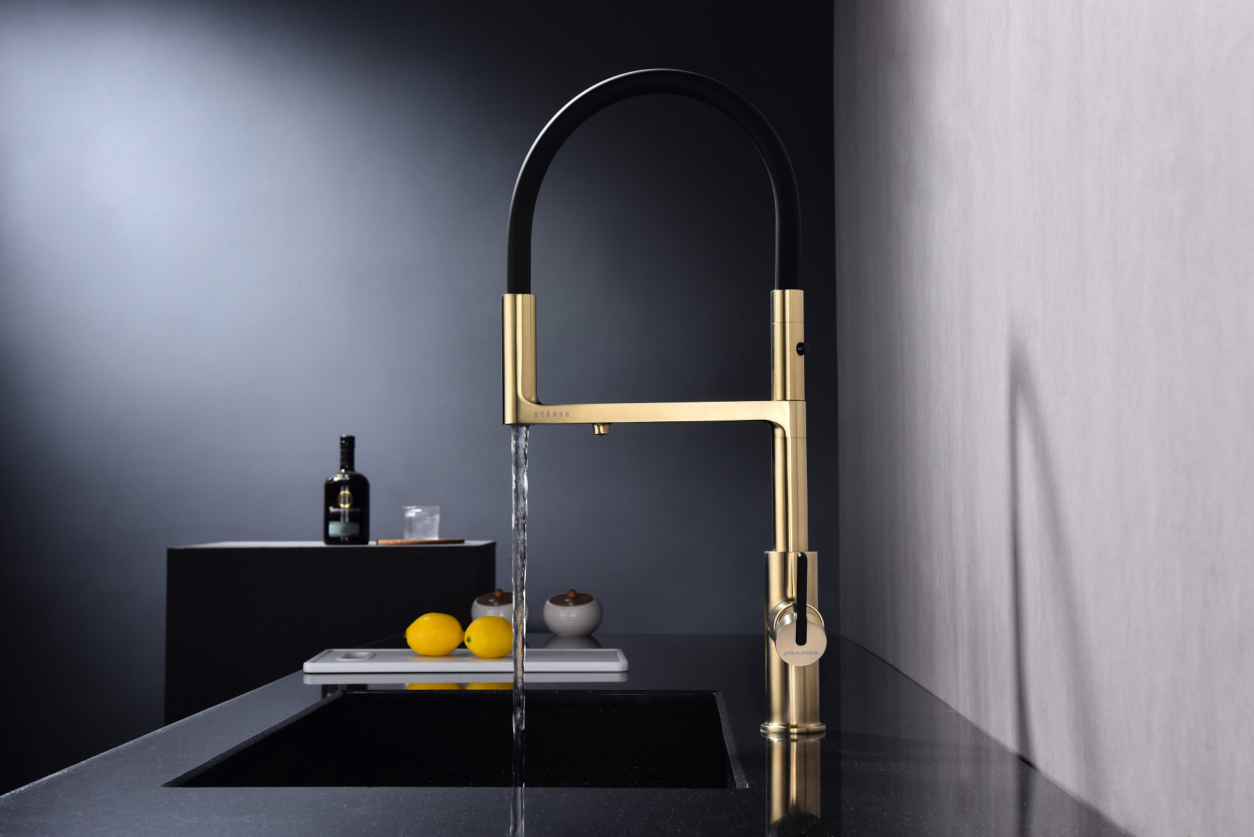 Превью картинка Смеситель для кухни Paulmark TORNADO To213402-LG Светлое золото #15